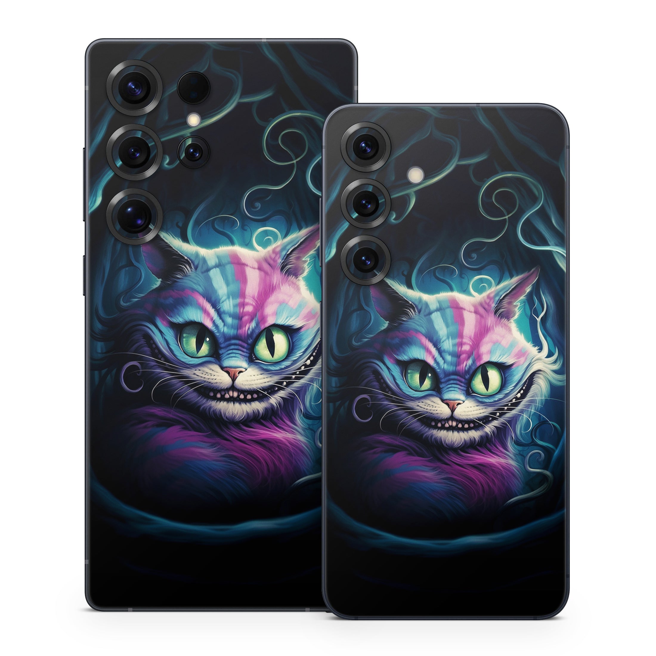Blue Cheshire Cat - Samsung Galaxy S25 Skin