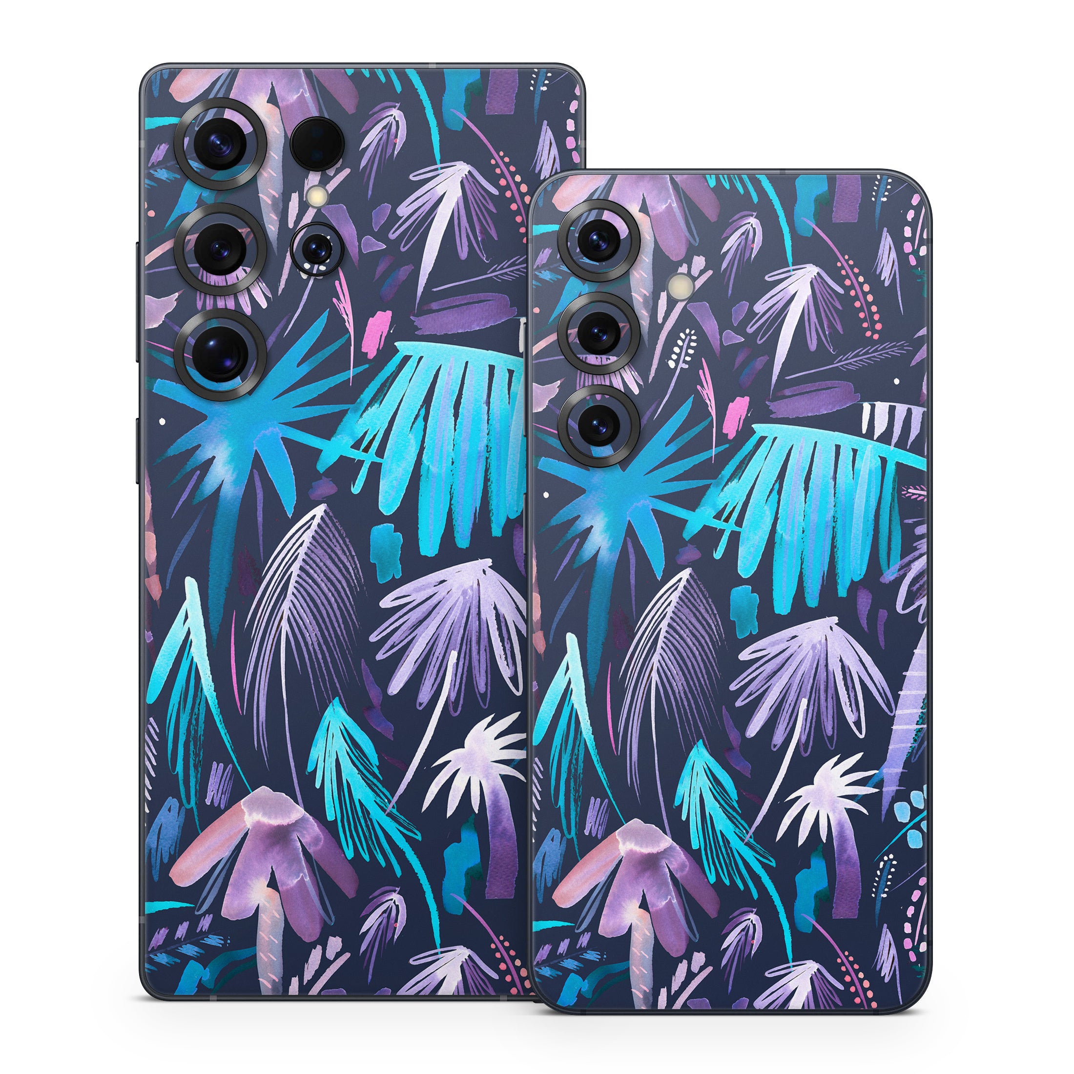 Brushstroke Palms - Samsung Galaxy S25 Skin