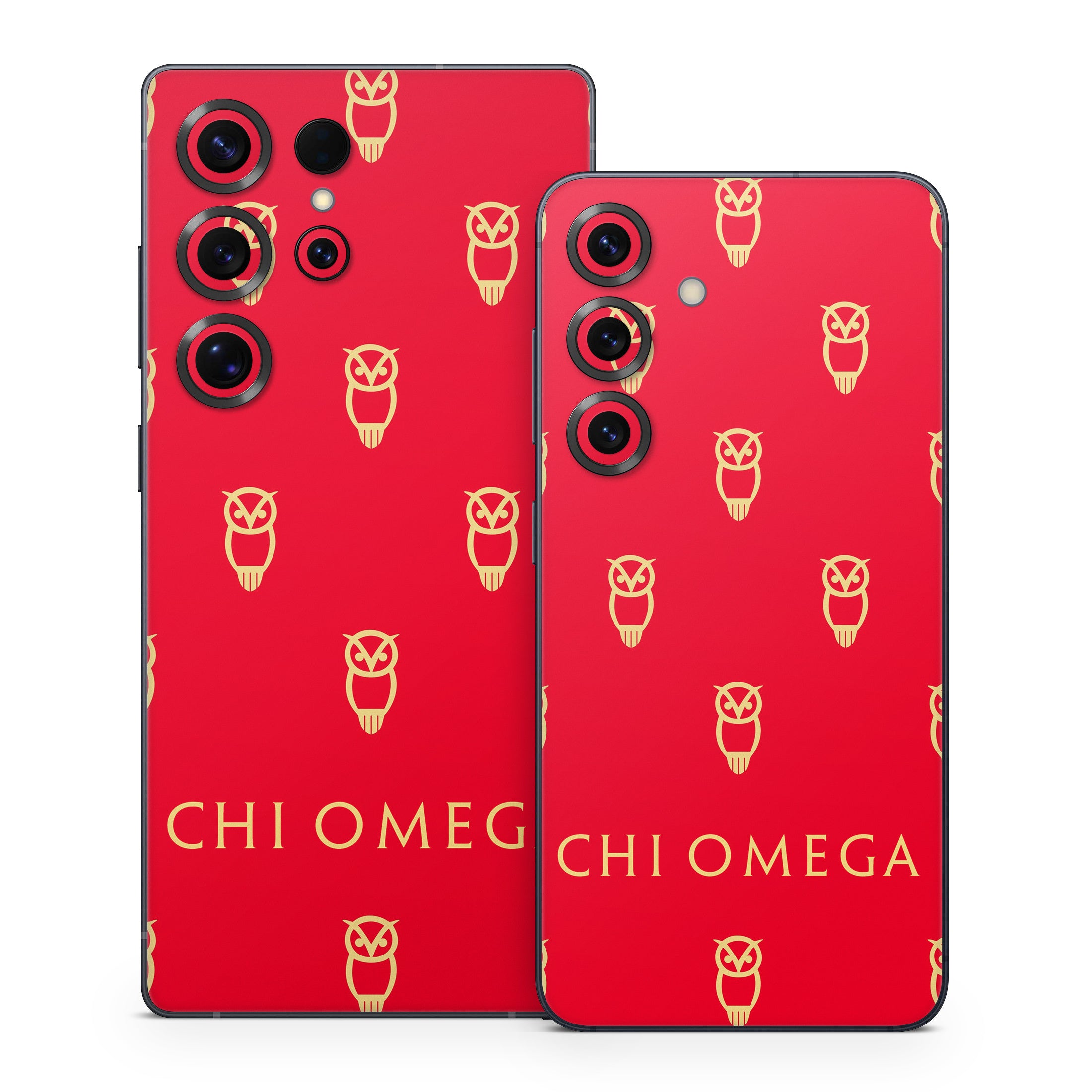 Chi Omega Owl Pattern - Samsung Galaxy S25 Skin