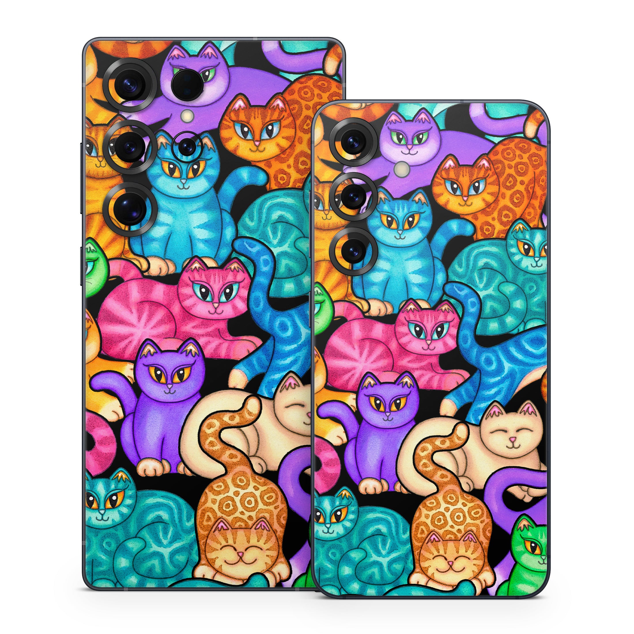 Colorful Kittens - Samsung Galaxy S25 Skin