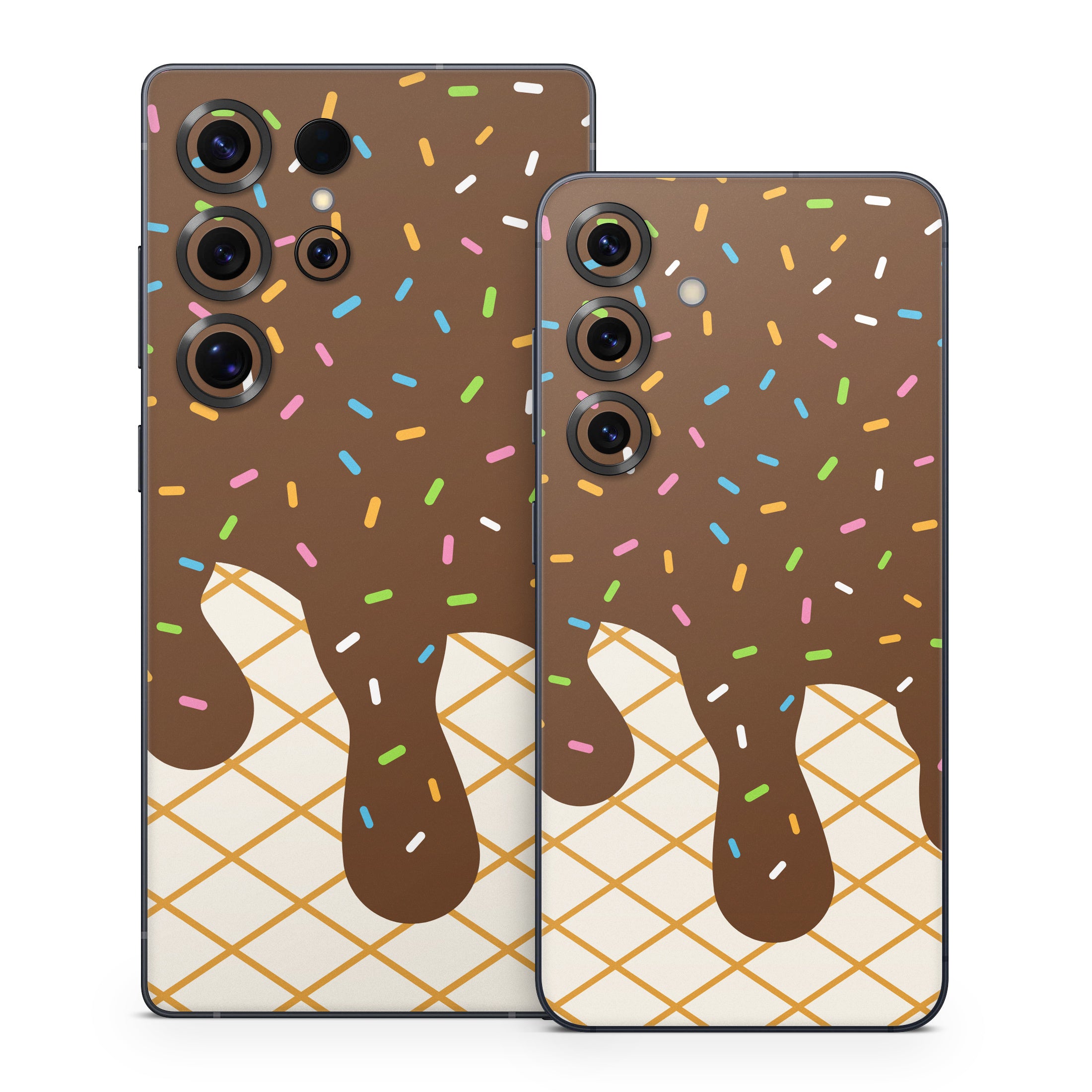 Chocolate Ice Cream Drip - Samsung Galaxy S25 Skin