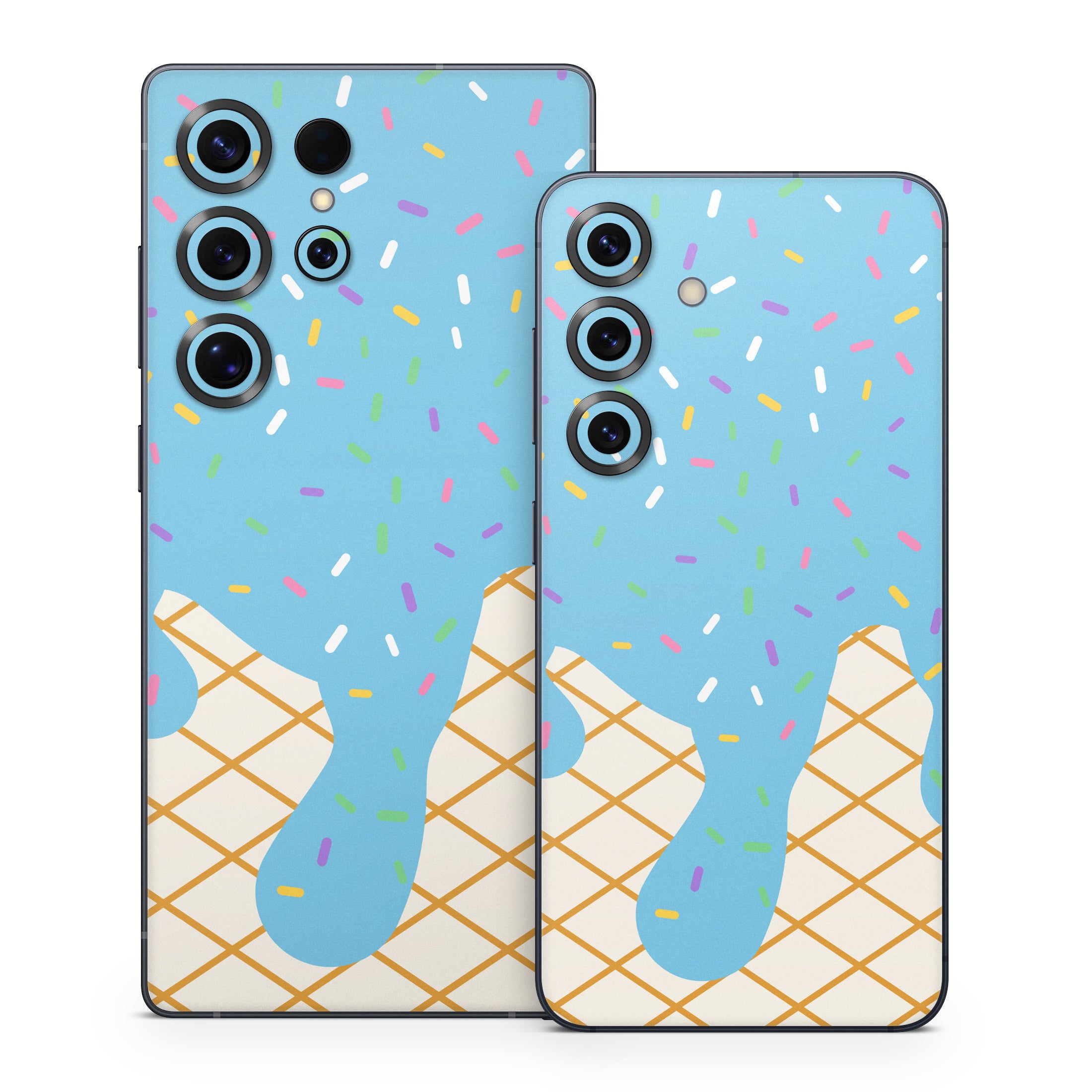 Cotton Candy Ice Cream Drip - Samsung Galaxy S25 Skin
