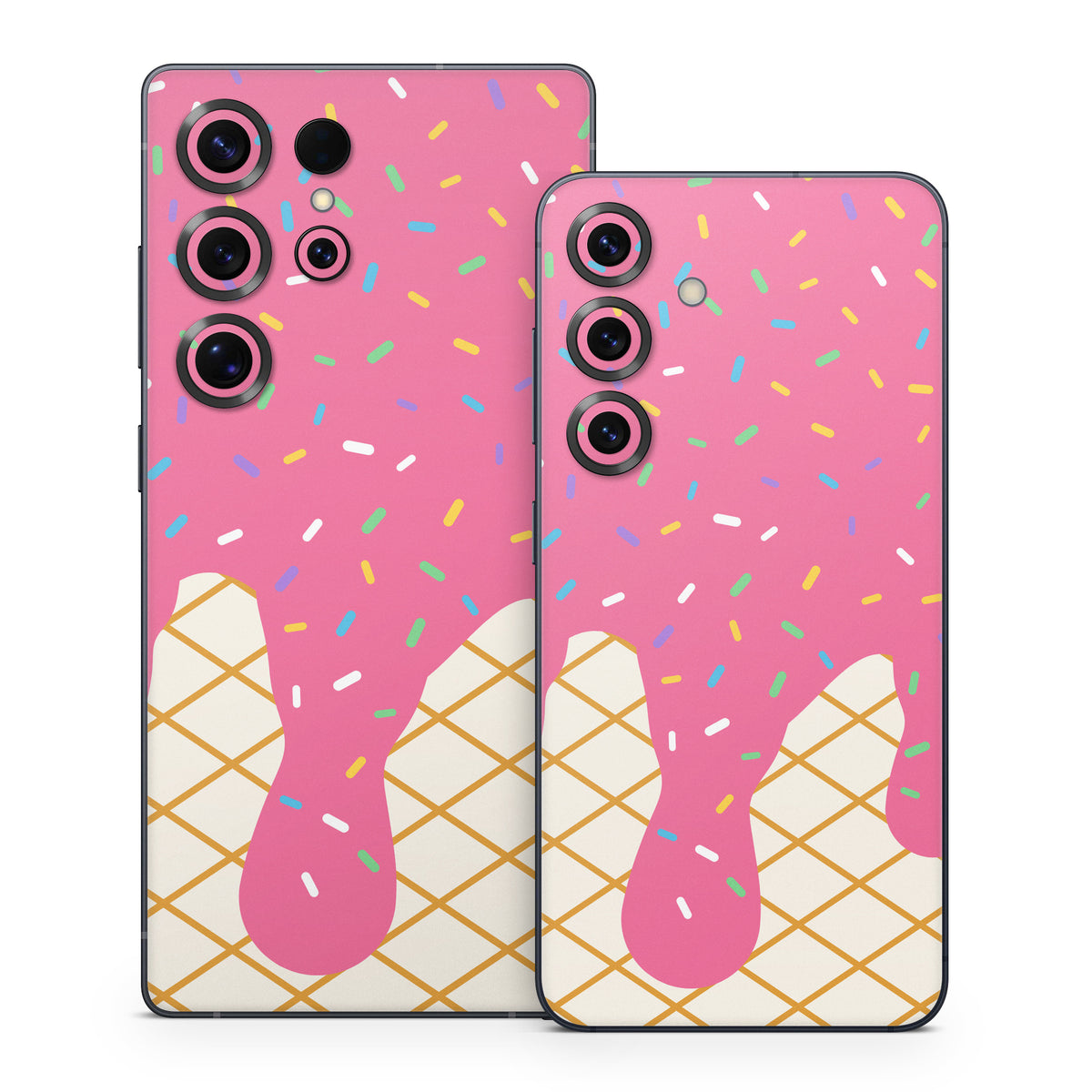 Strawberry Ice Cream Drip - Samsung Galaxy S25 Skin
