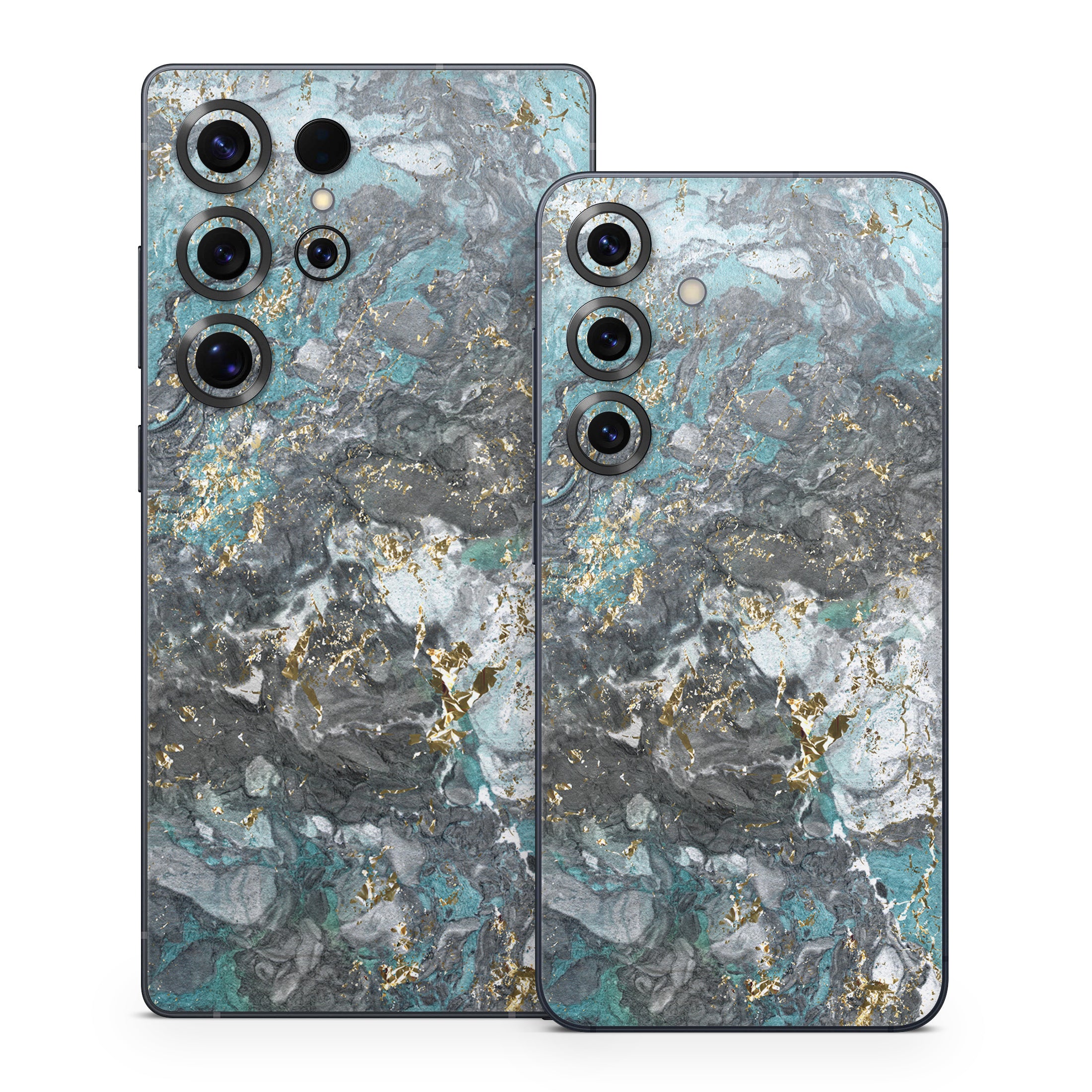 Gilded Glacier Marble - Samsung Galaxy S25 Skin