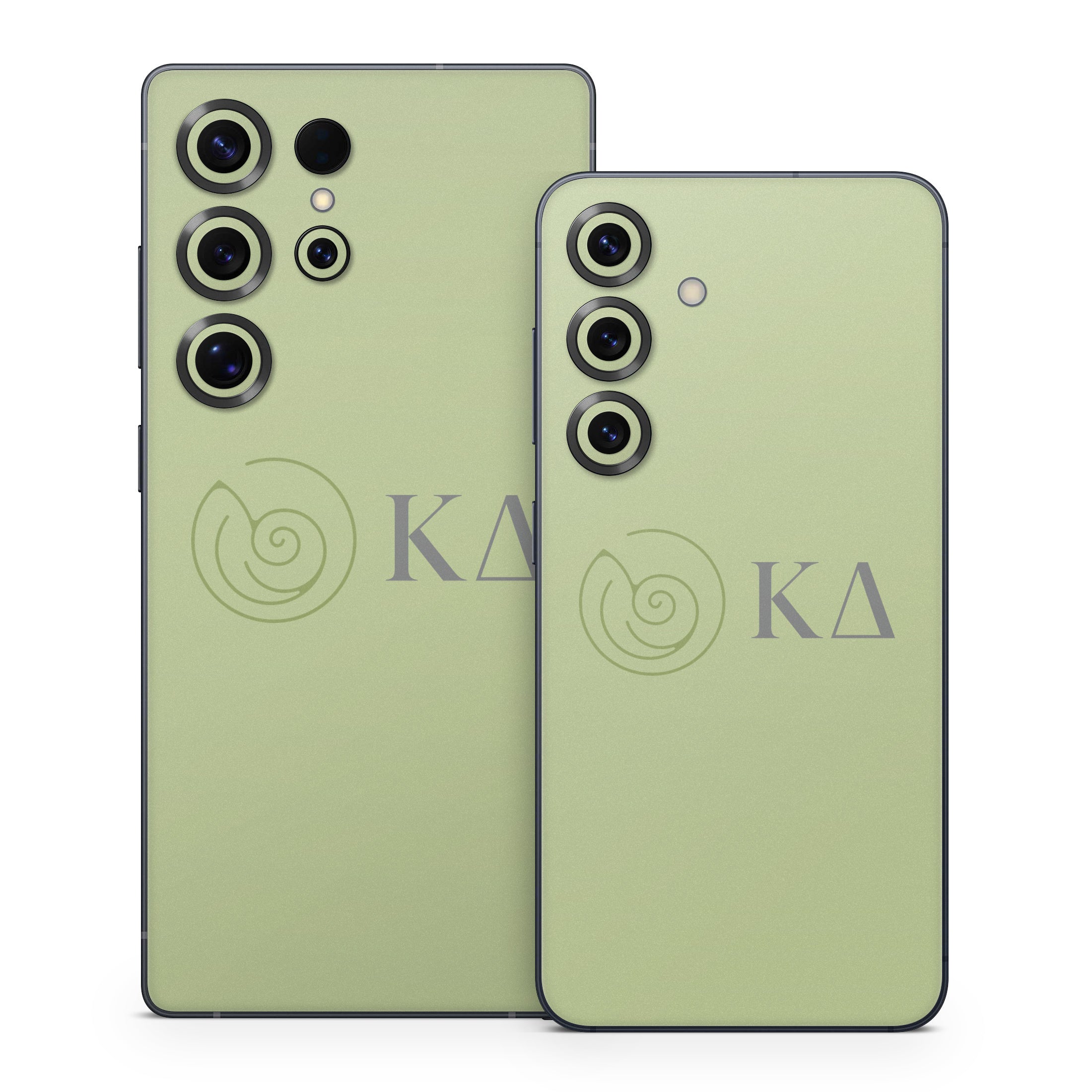 Kappa Delta Greek Letters Light Olive - Samsung Galaxy S25 Skin