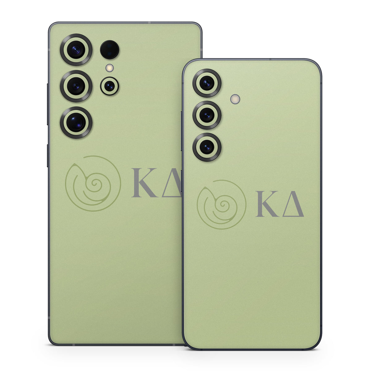 Kappa Delta Greek Letters Light Olive - Samsung Galaxy S25 Skin