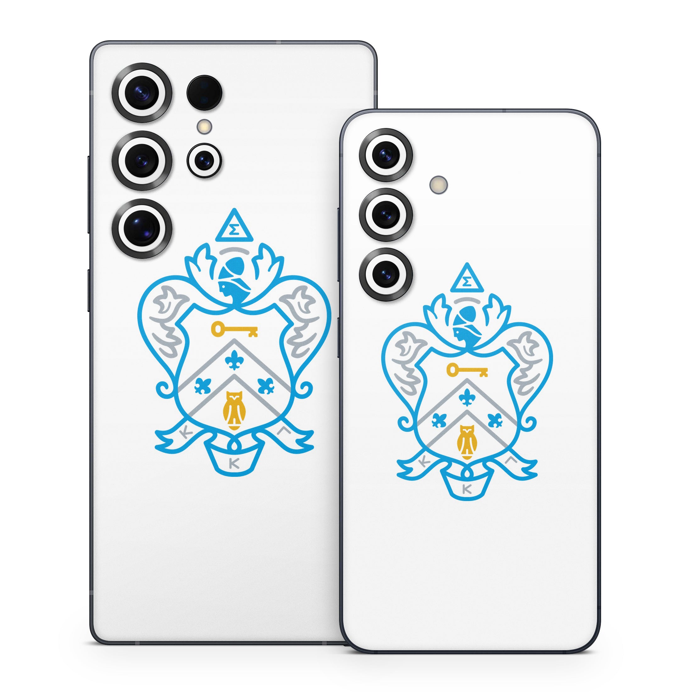 Kappa Kappa Gamma Coat of Arms White - Samsung Galaxy S25 Skin