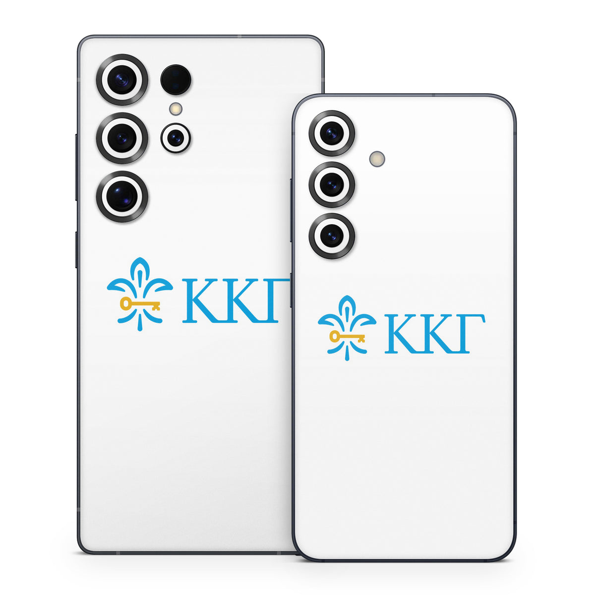 Kappa Kappa Gamma Letterkey Horizontal White - Samsung Galaxy S25 Skin