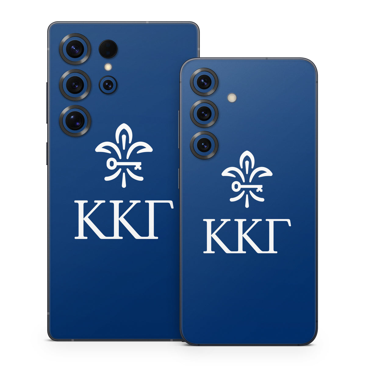 Kappa Kappa Gamma Letterkey Vertical Kappa Blue - Samsung Galaxy S25 Skin
