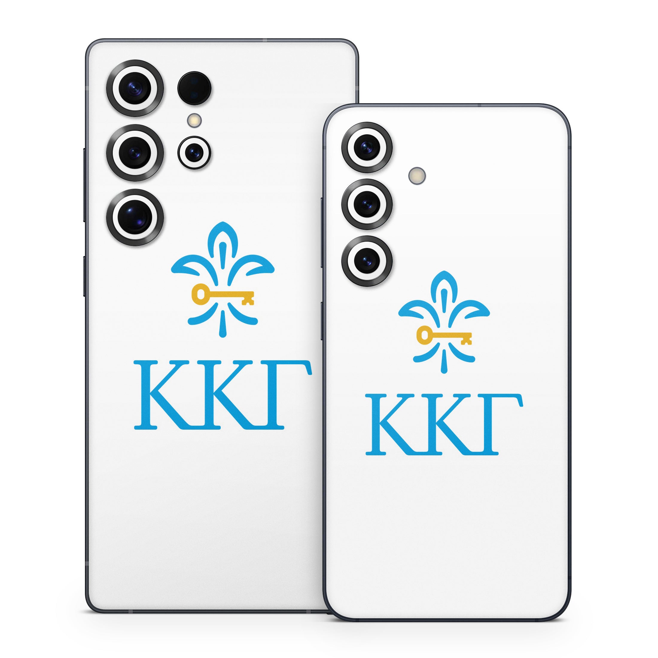 Kappa Kappa Gamma Letterkey Vertical White - Samsung Galaxy S25 Skin