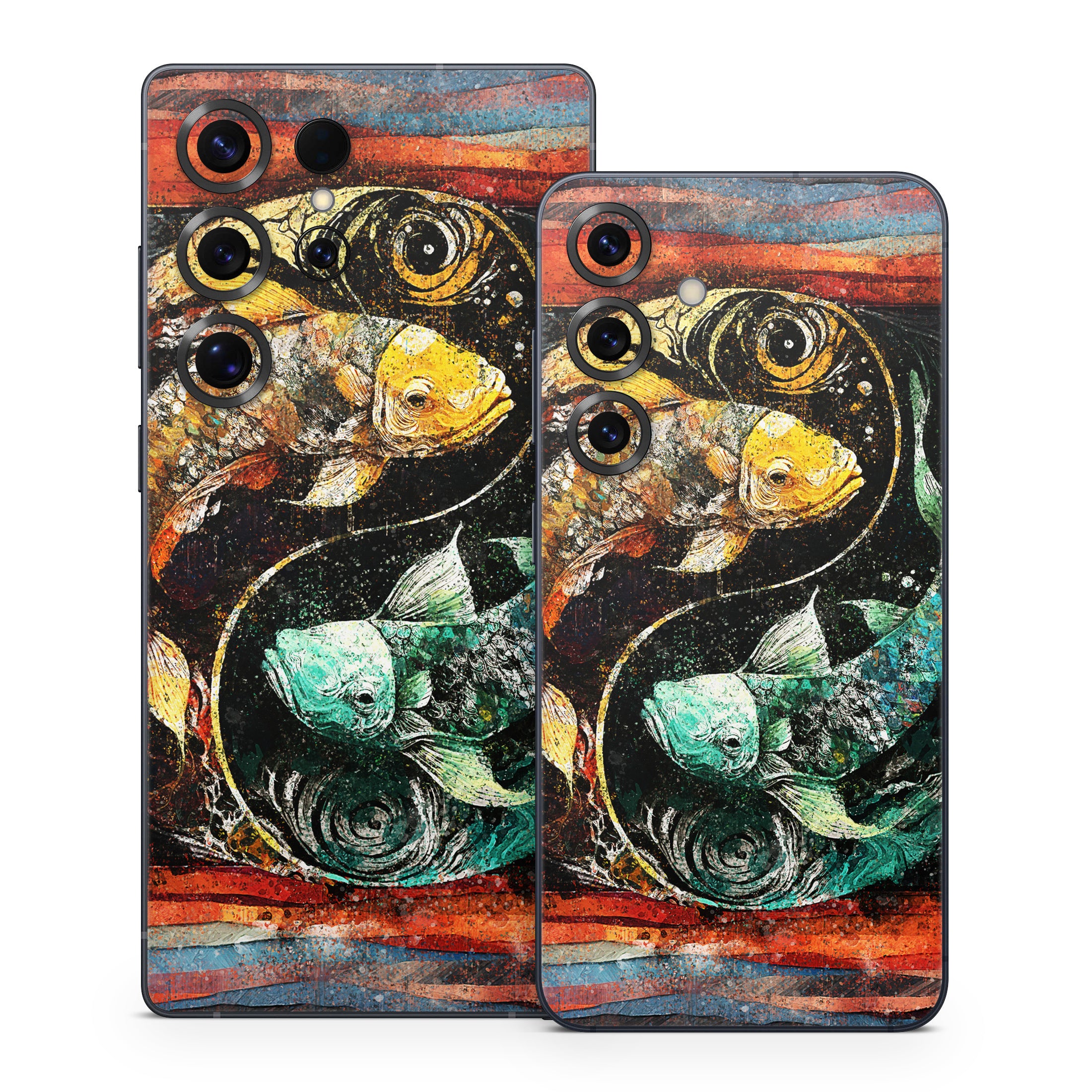 Koi Fish Yin Yang - Samsung Galaxy S25 Skin