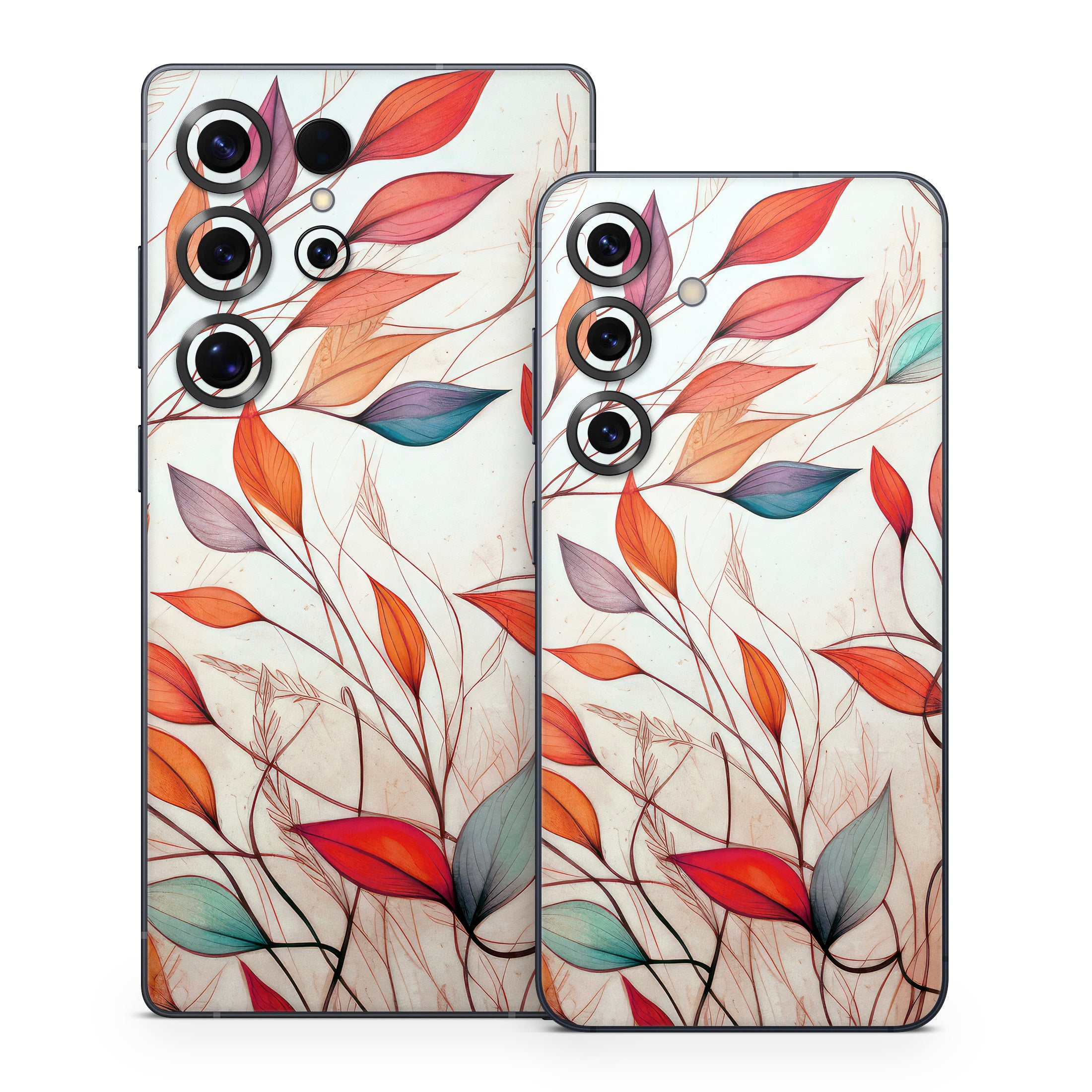 Leaf Sketches - Samsung Galaxy S25 Skin