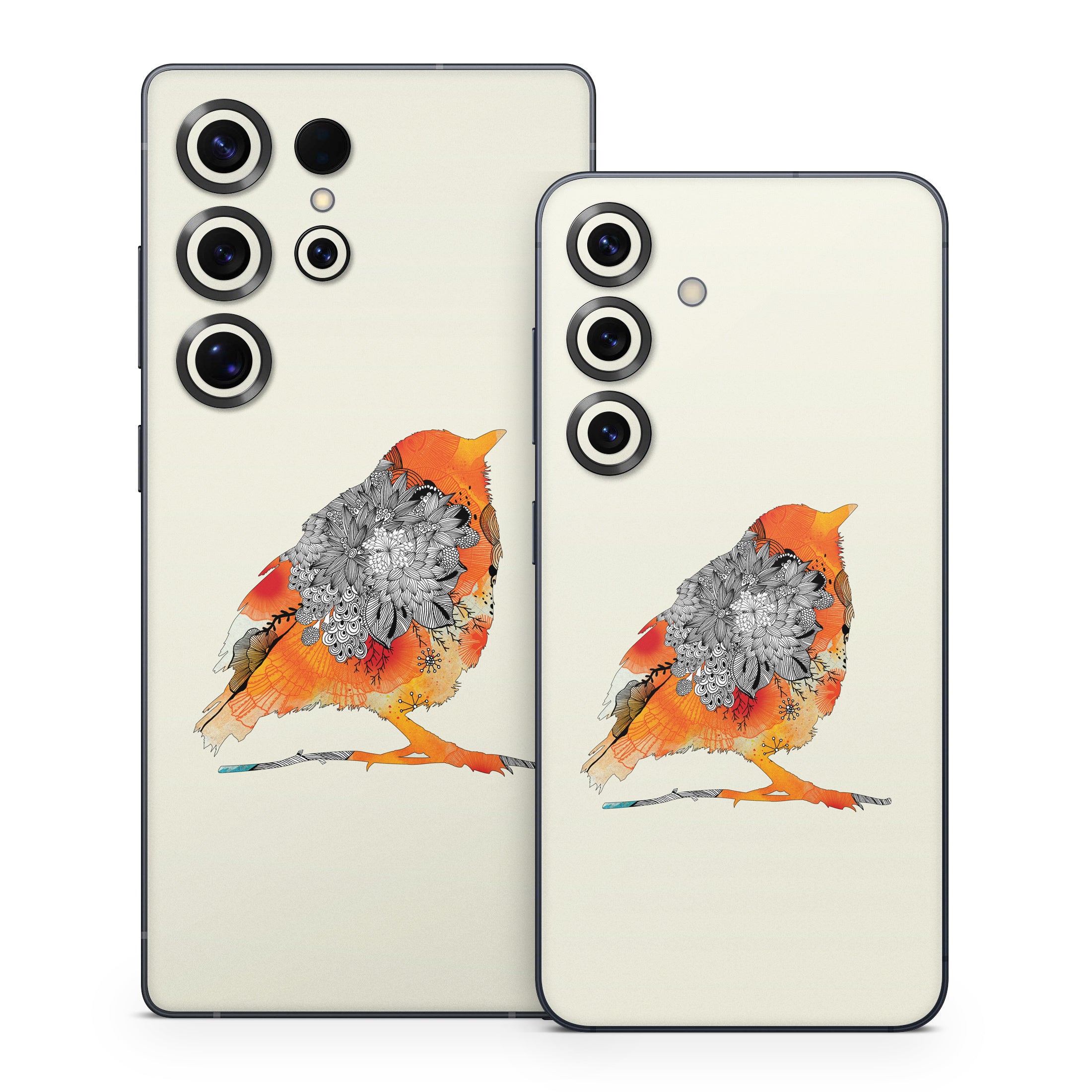 Orange Bird - Samsung Galaxy S25 Skin