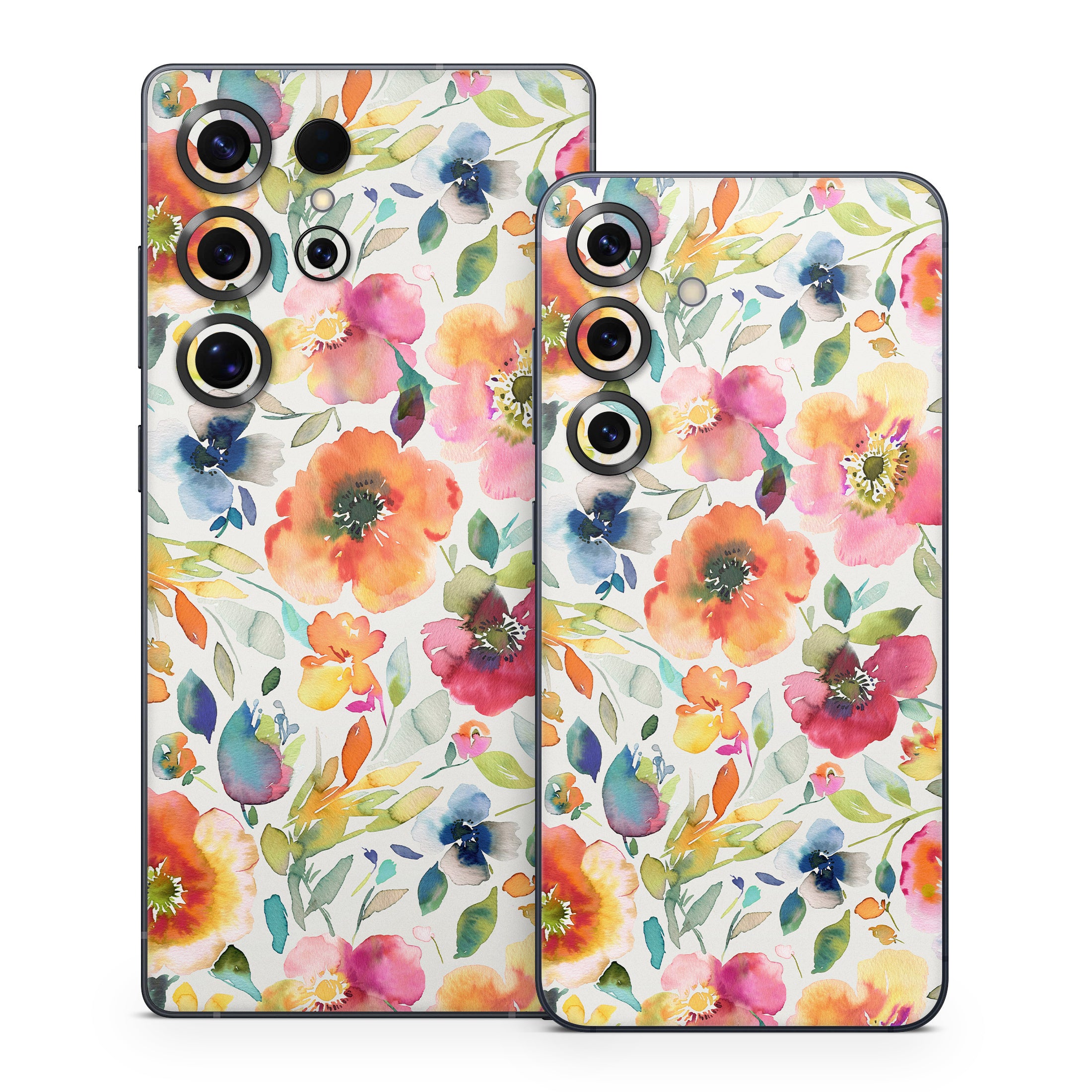Orange Poppies - Samsung Galaxy S25 Skin