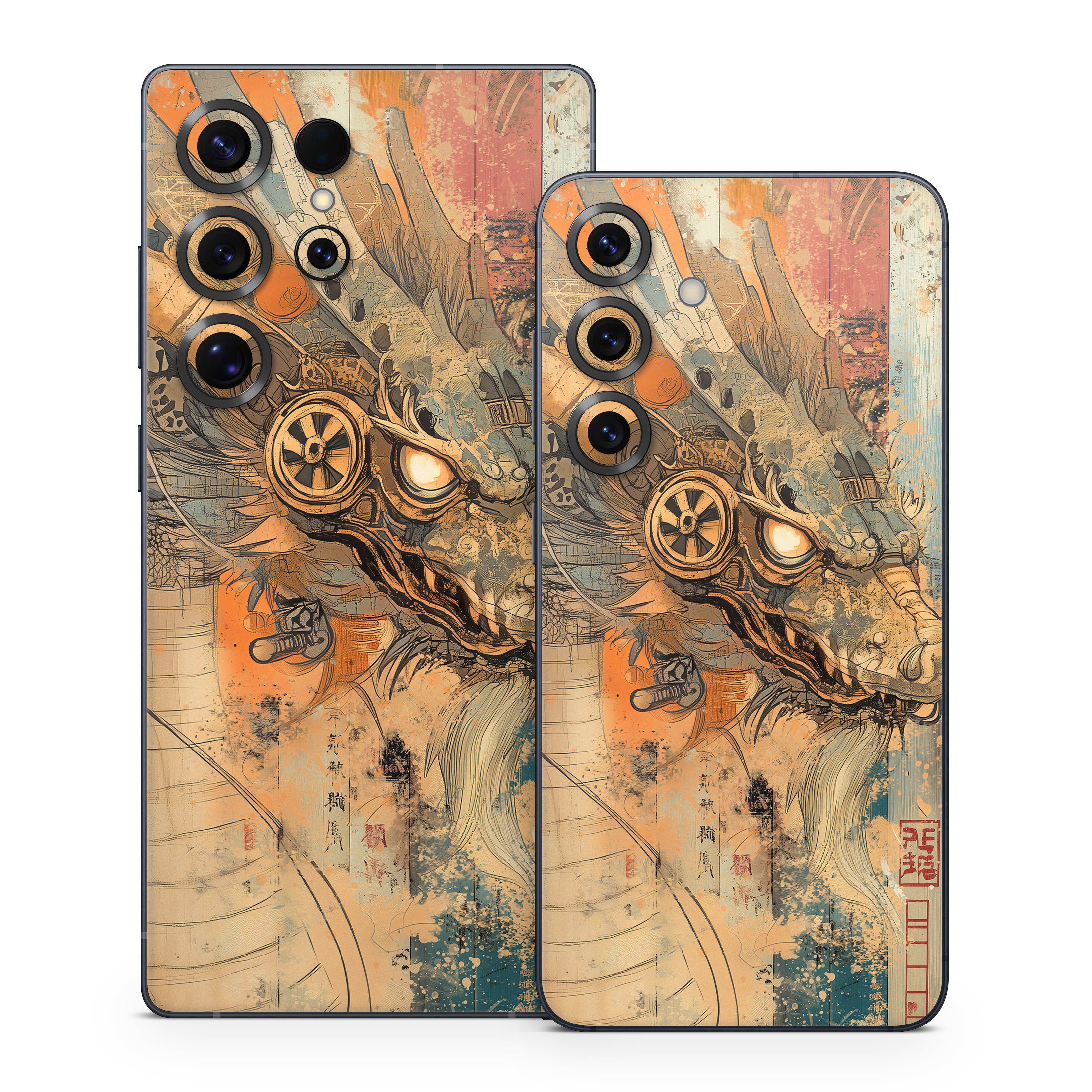 Orange Dragon - Samsung Galaxy S25 Skin