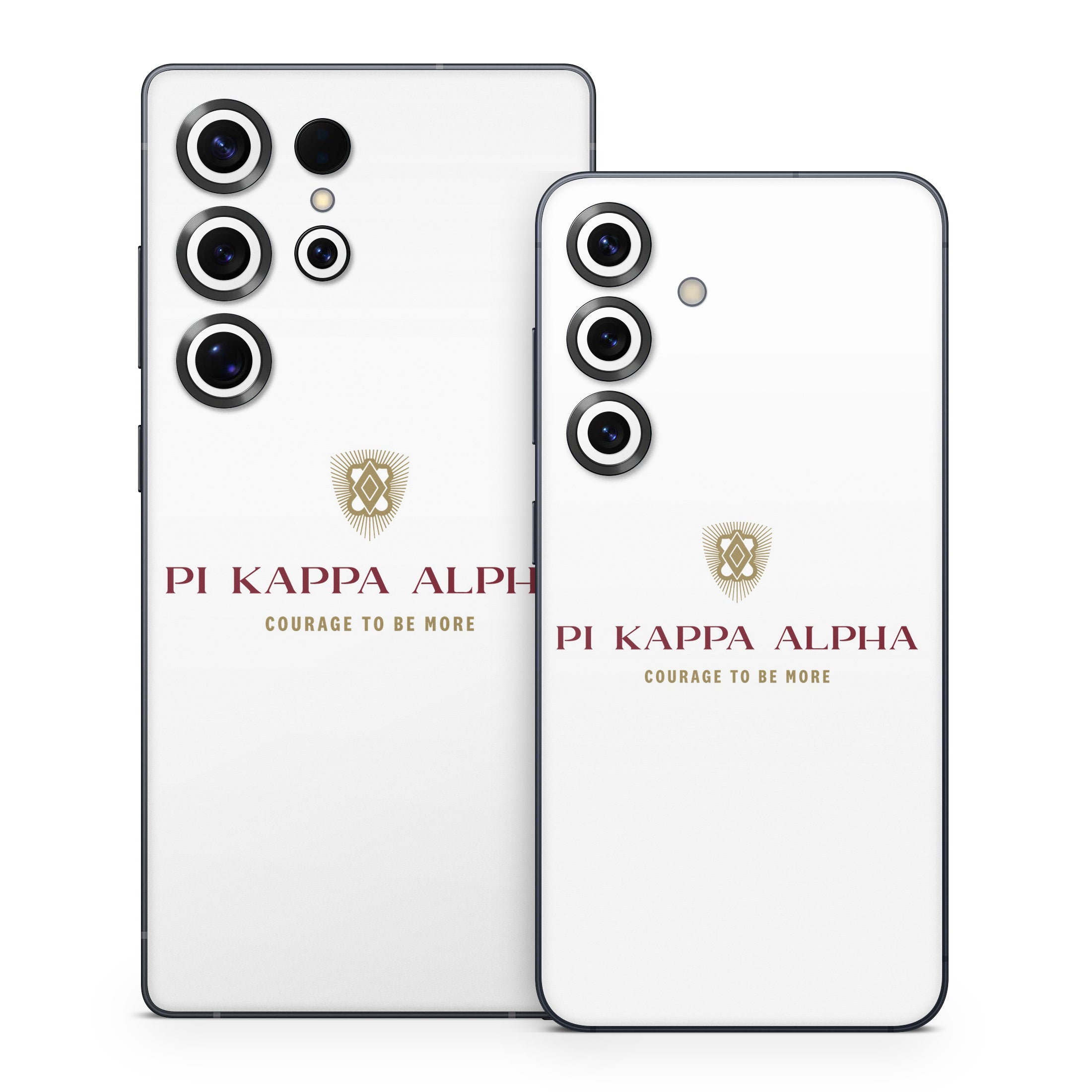Pi Kappa Alpha Formal Logo White - Samsung Galaxy S25 Skin
