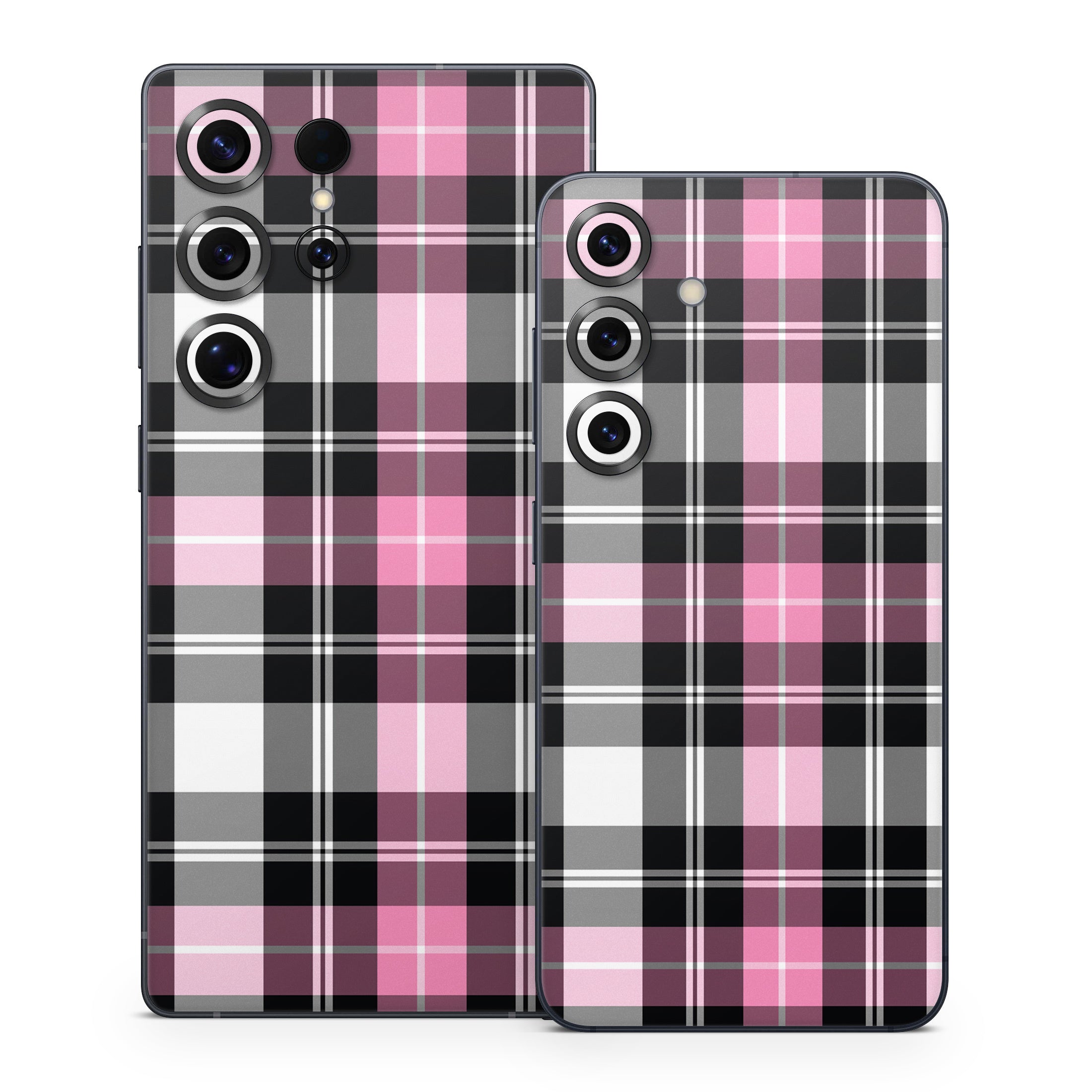 Pink Plaid - Samsung Galaxy S25 Skin