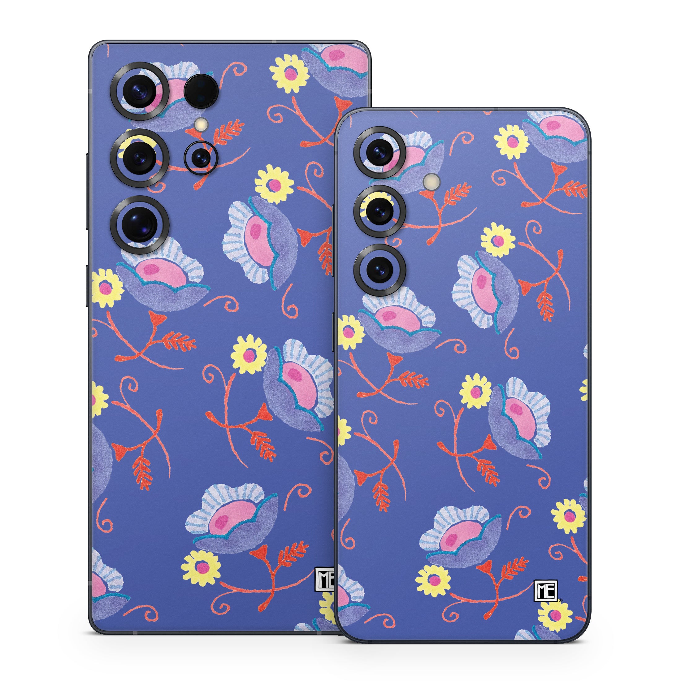 Purple Flowers - Samsung Galaxy S25 Skin