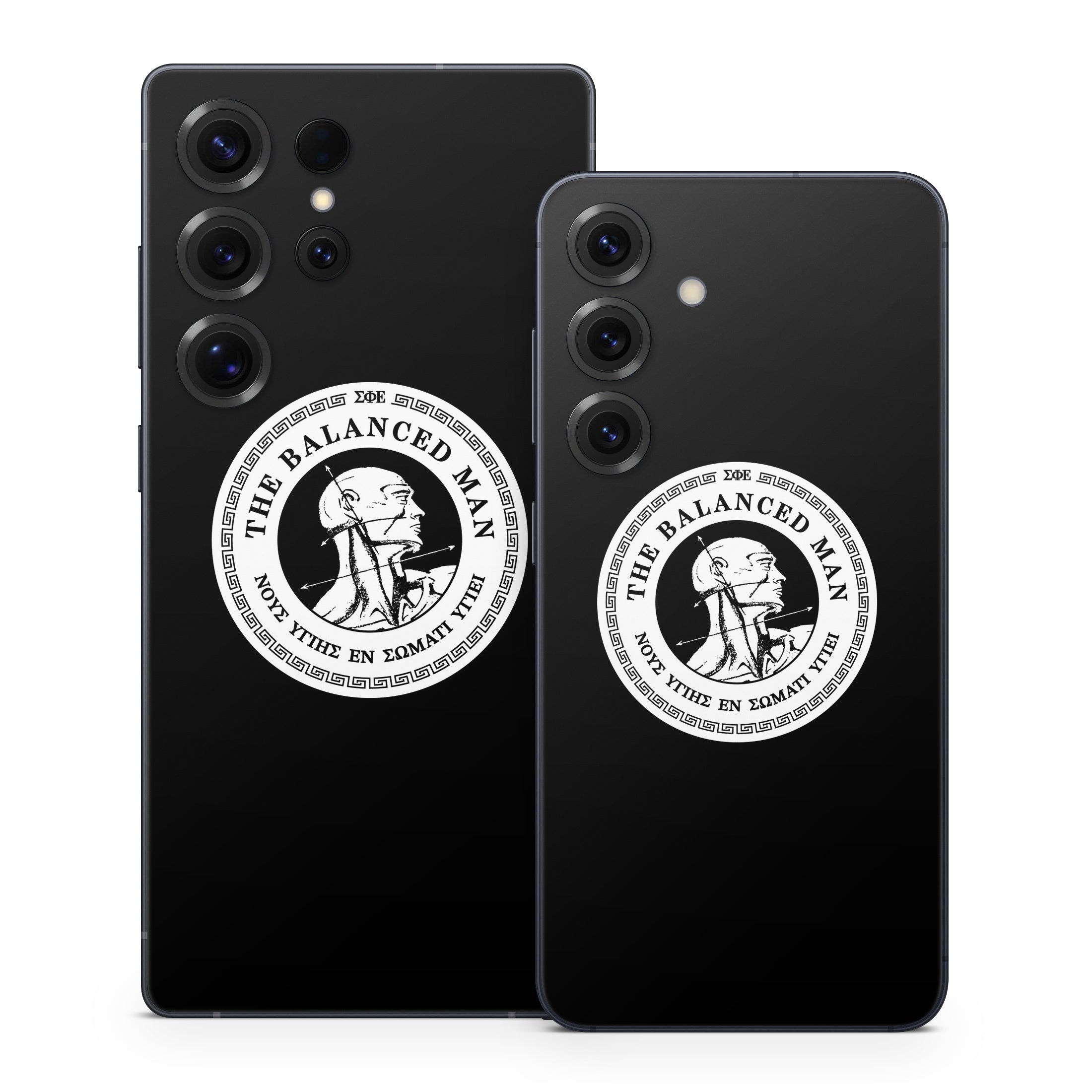 Sigma Phi Epsilon Balanced Man Black - Samsung Galaxy S25 Skin