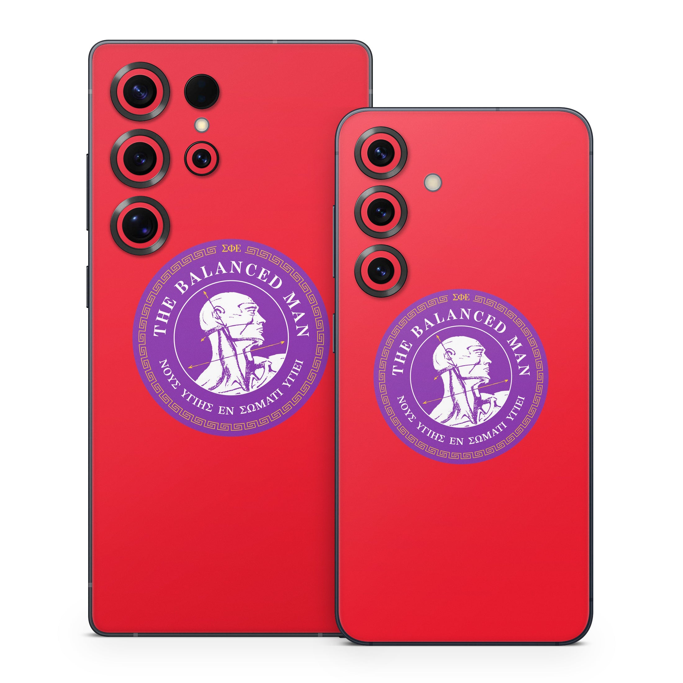 Sigma Phi Epsilon Balanced Man Red - Samsung Galaxy S25 Skin