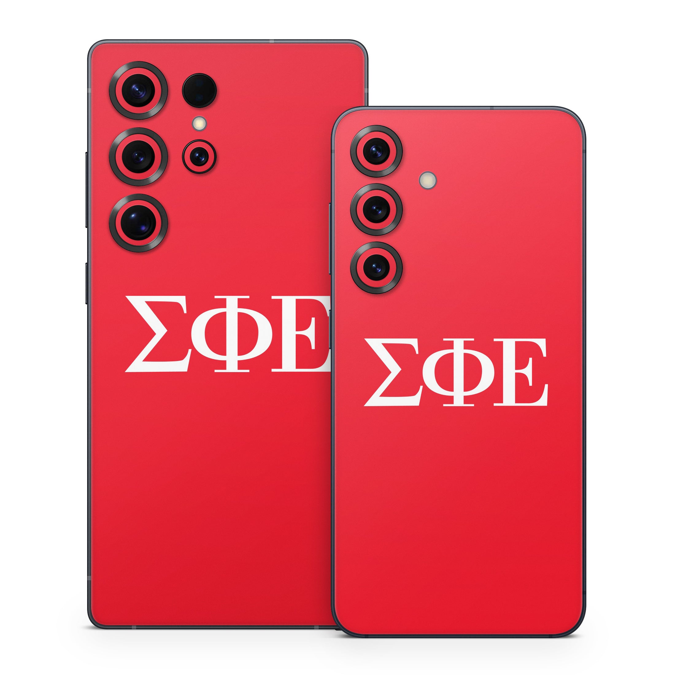 Sigma Phi Epsilon Greek Letters Red - Samsung Galaxy S25 Skin