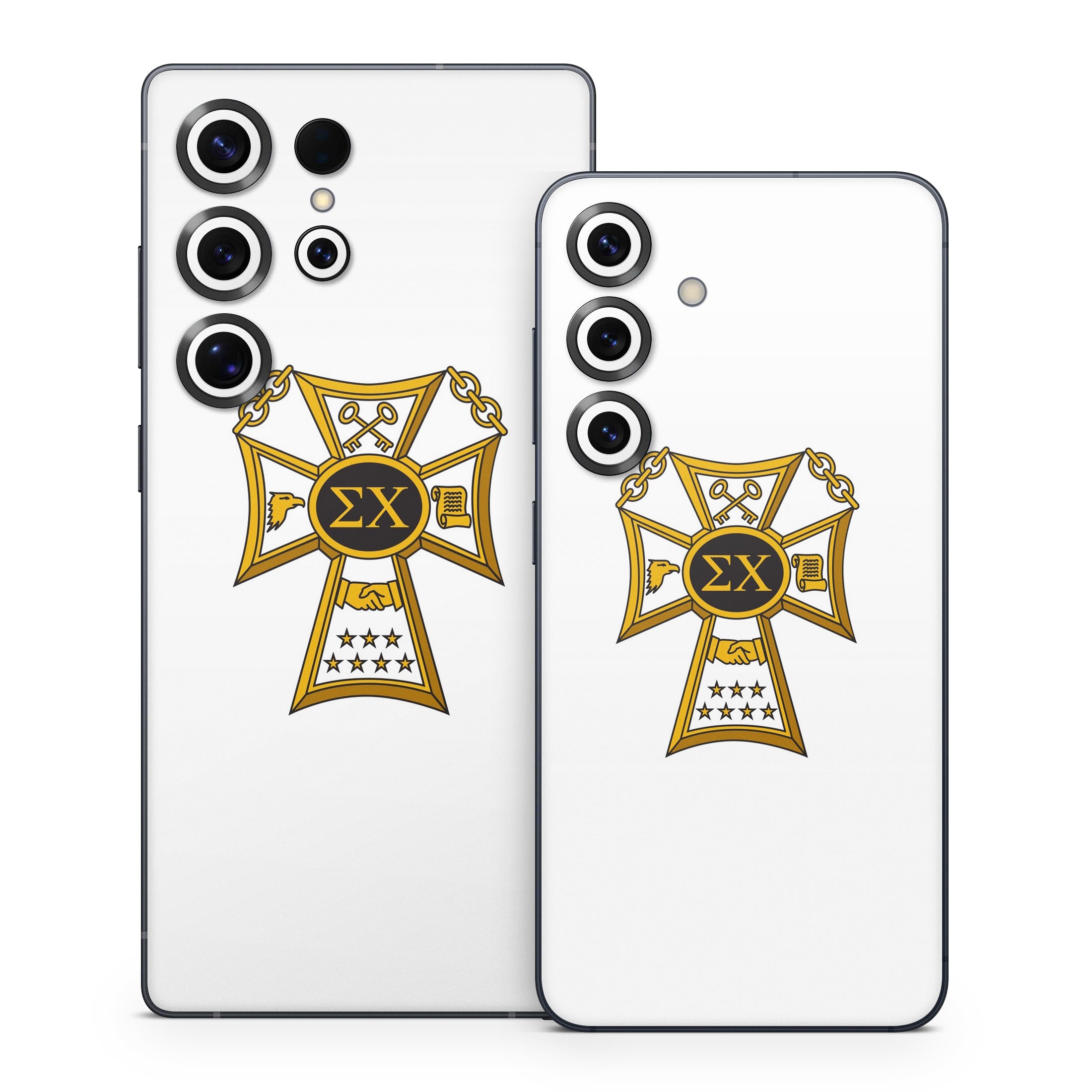 Sigma Chi Badge White - Samsung Galaxy S25 Skin