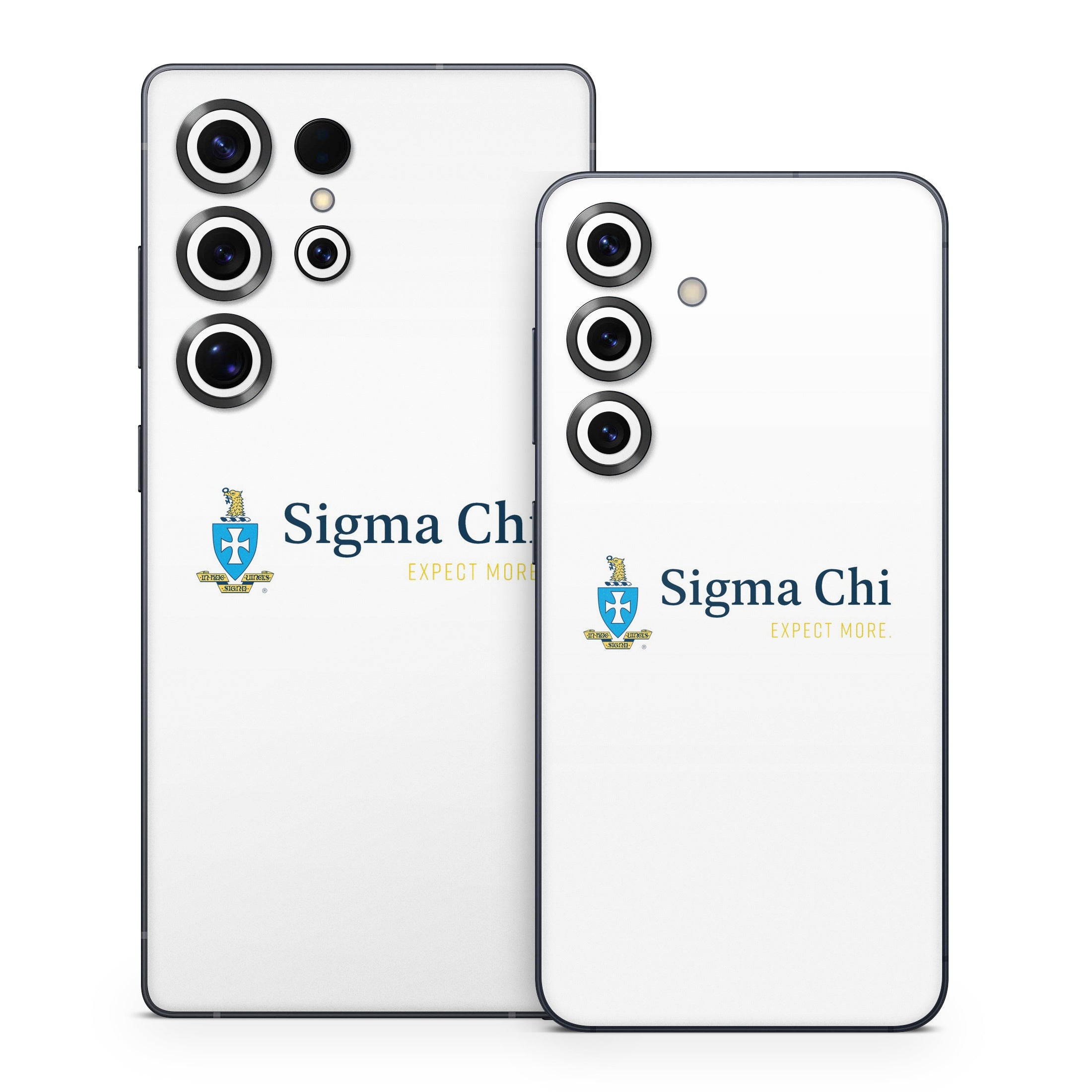 Sigma Chi Logo White - Samsung Galaxy S25 Skin