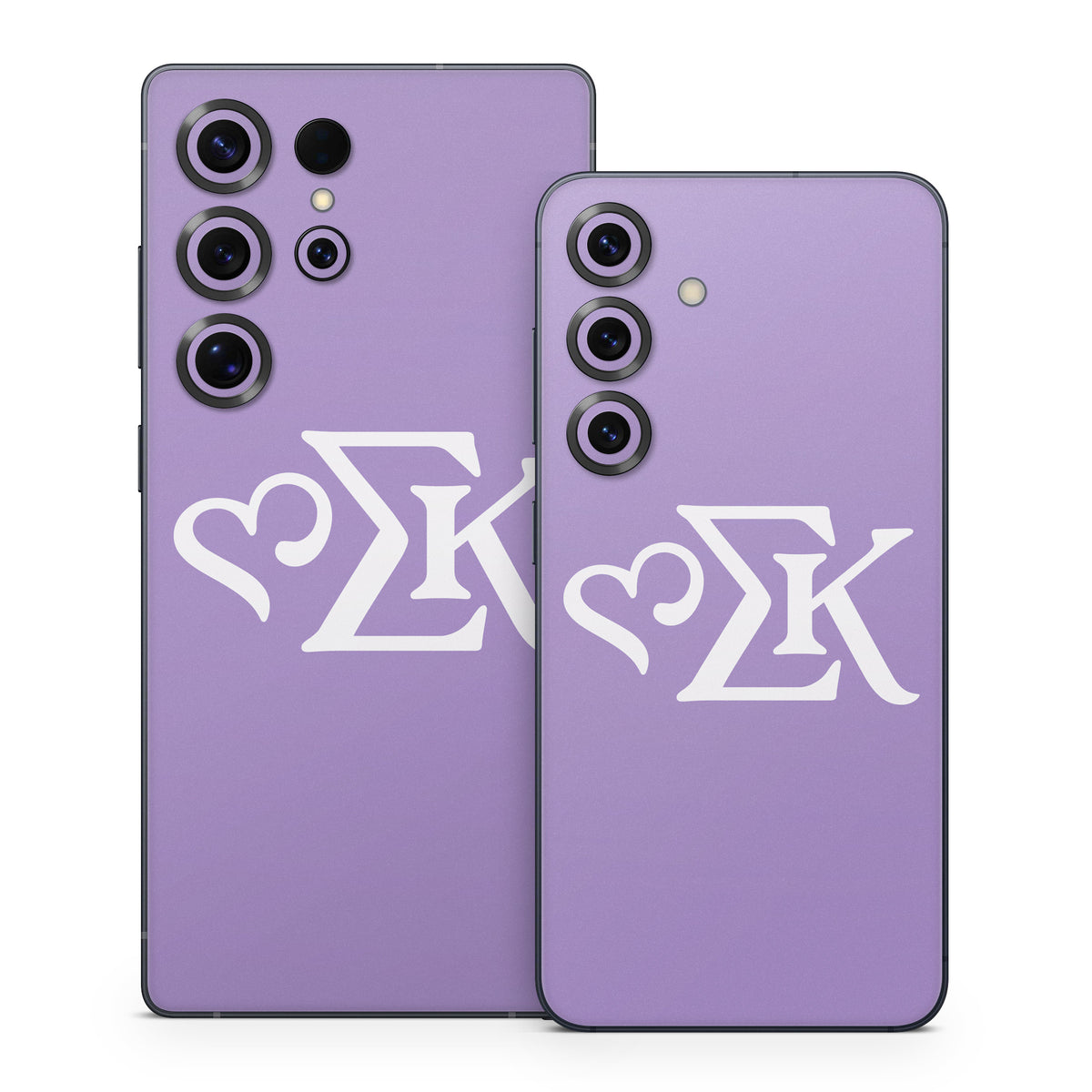 Sigma Kappa Greek Letters Dove Love on Legacy Lavender - Samsung Galaxy S25 Skin