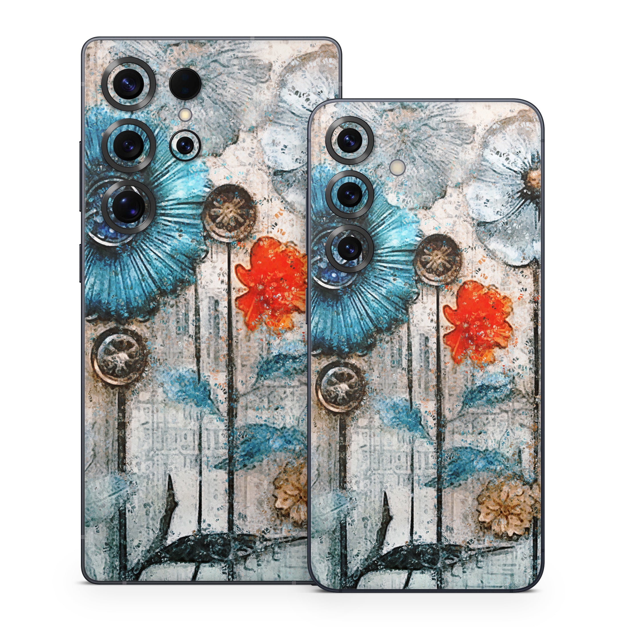 Steampunk Flowers - Samsung Galaxy S25 Skin