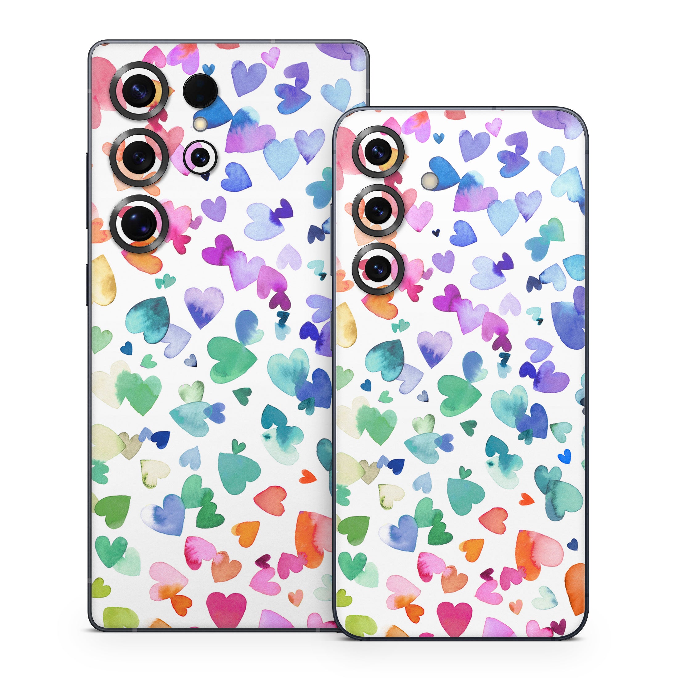 Valentines Love Hearts - Samsung Galaxy S25 Skin