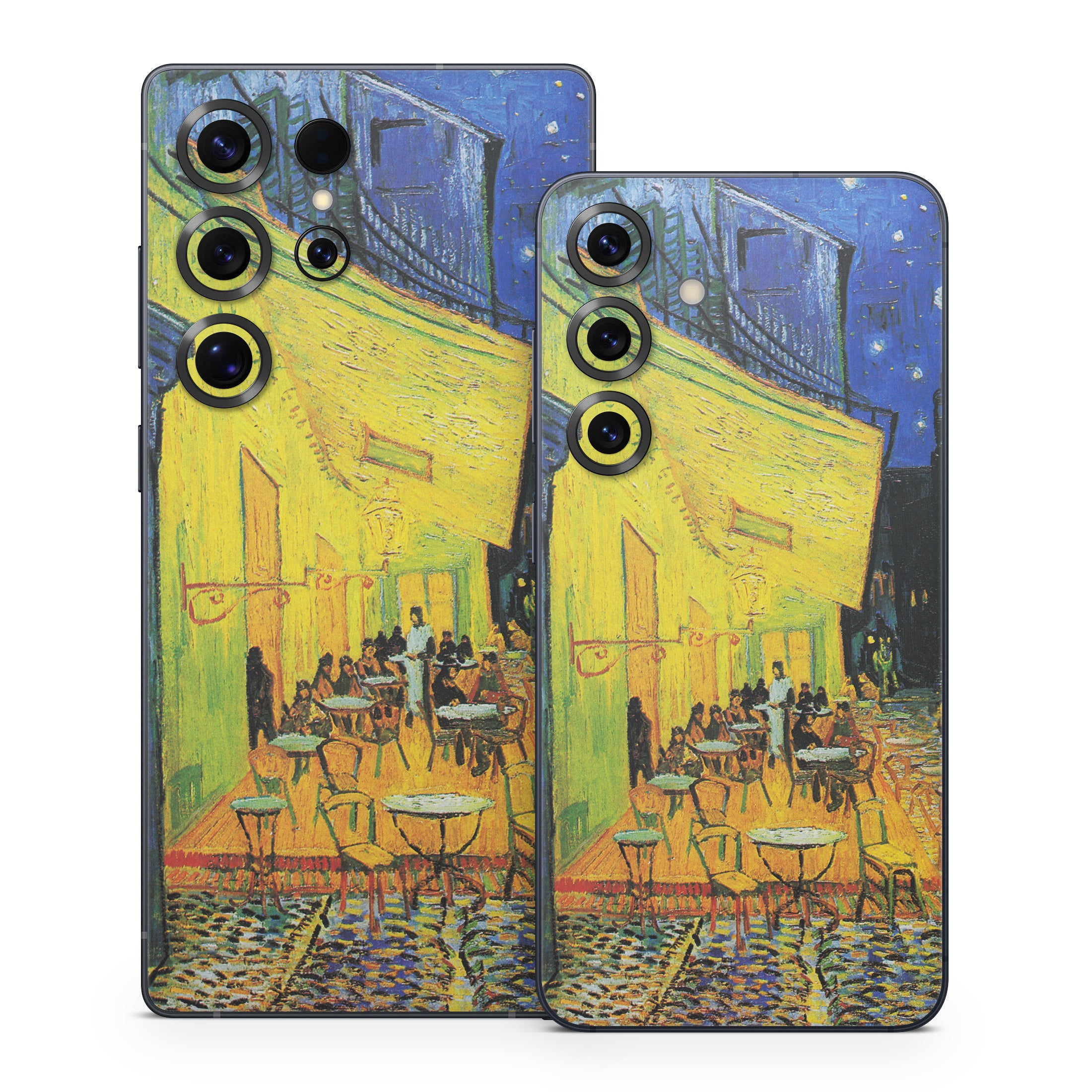 Cafe Terrace At Night - Samsung Galaxy S25 Skin