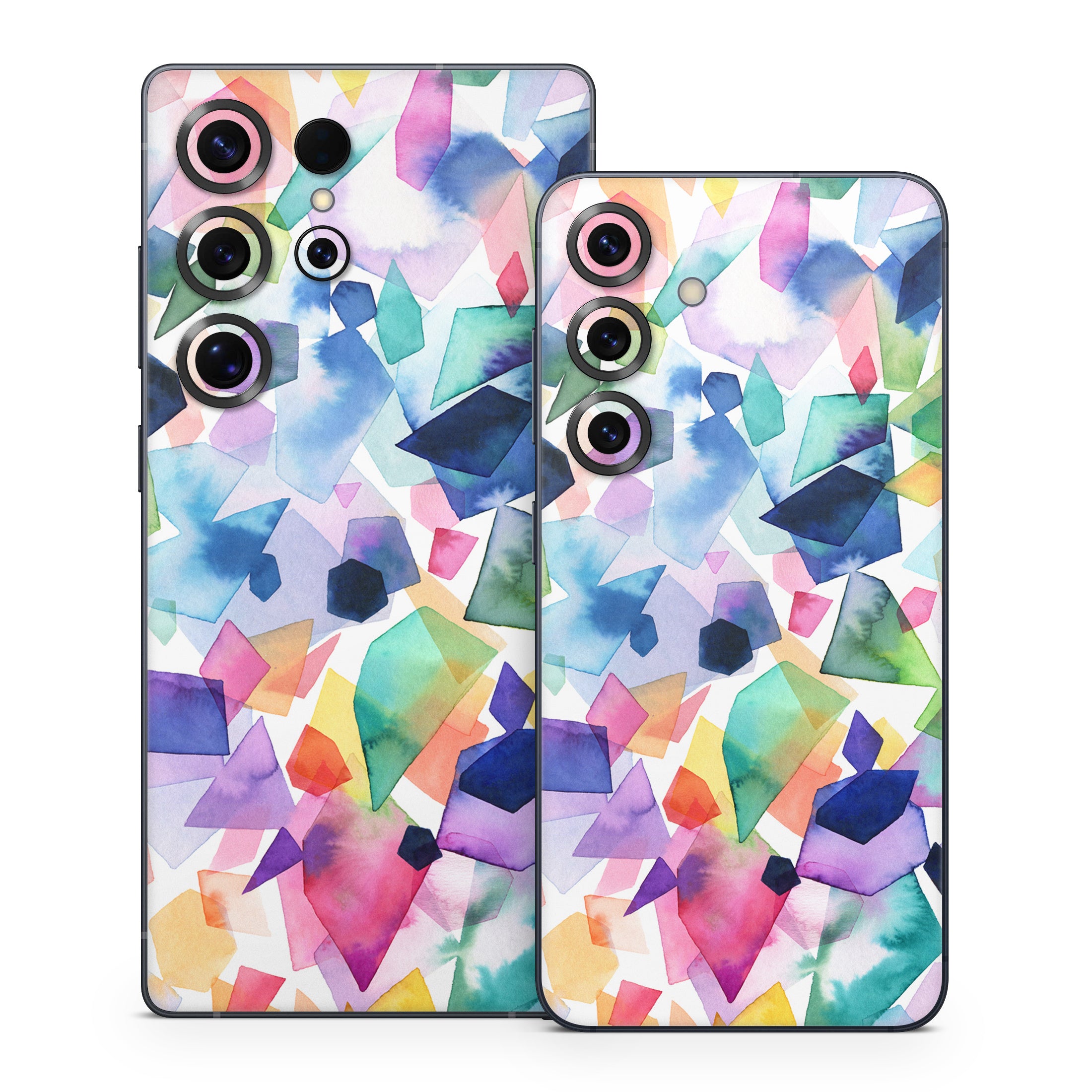Watercolor Crystals and Gems - Samsung Galaxy S25 Skin