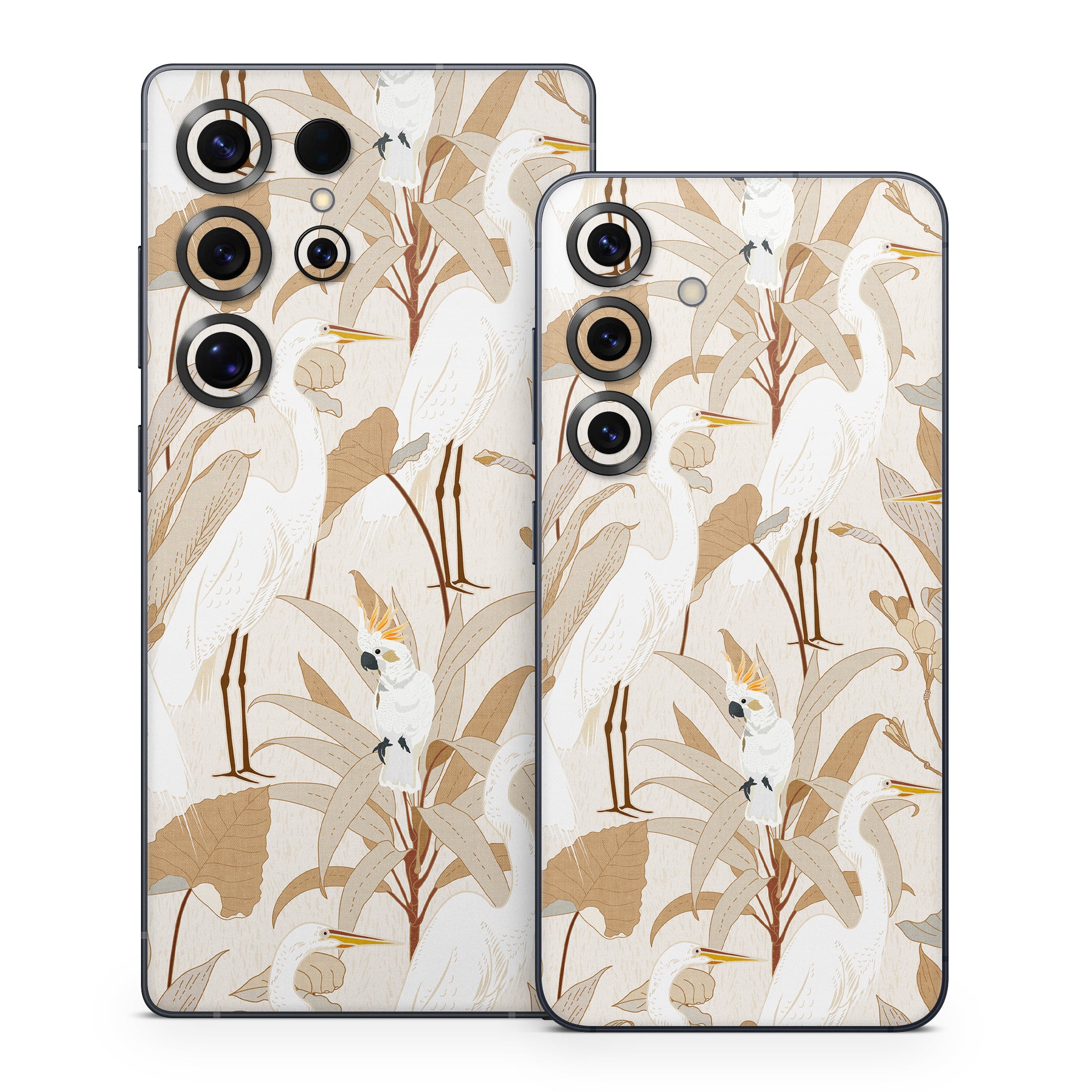 White Cranes Cockatoo - Samsung Galaxy S25 Skin