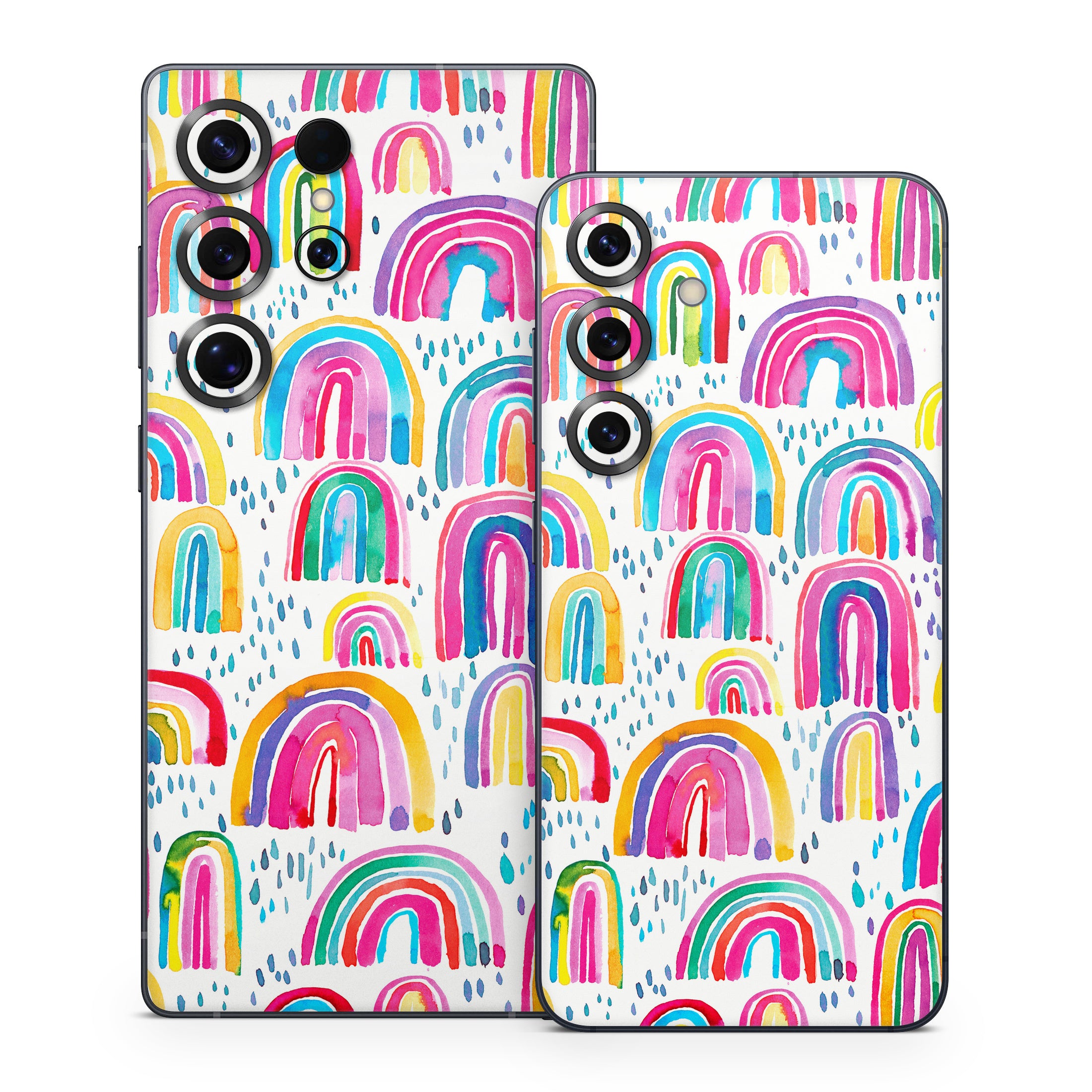 Watercolor Rainbows - Samsung Galaxy S25 Skin
