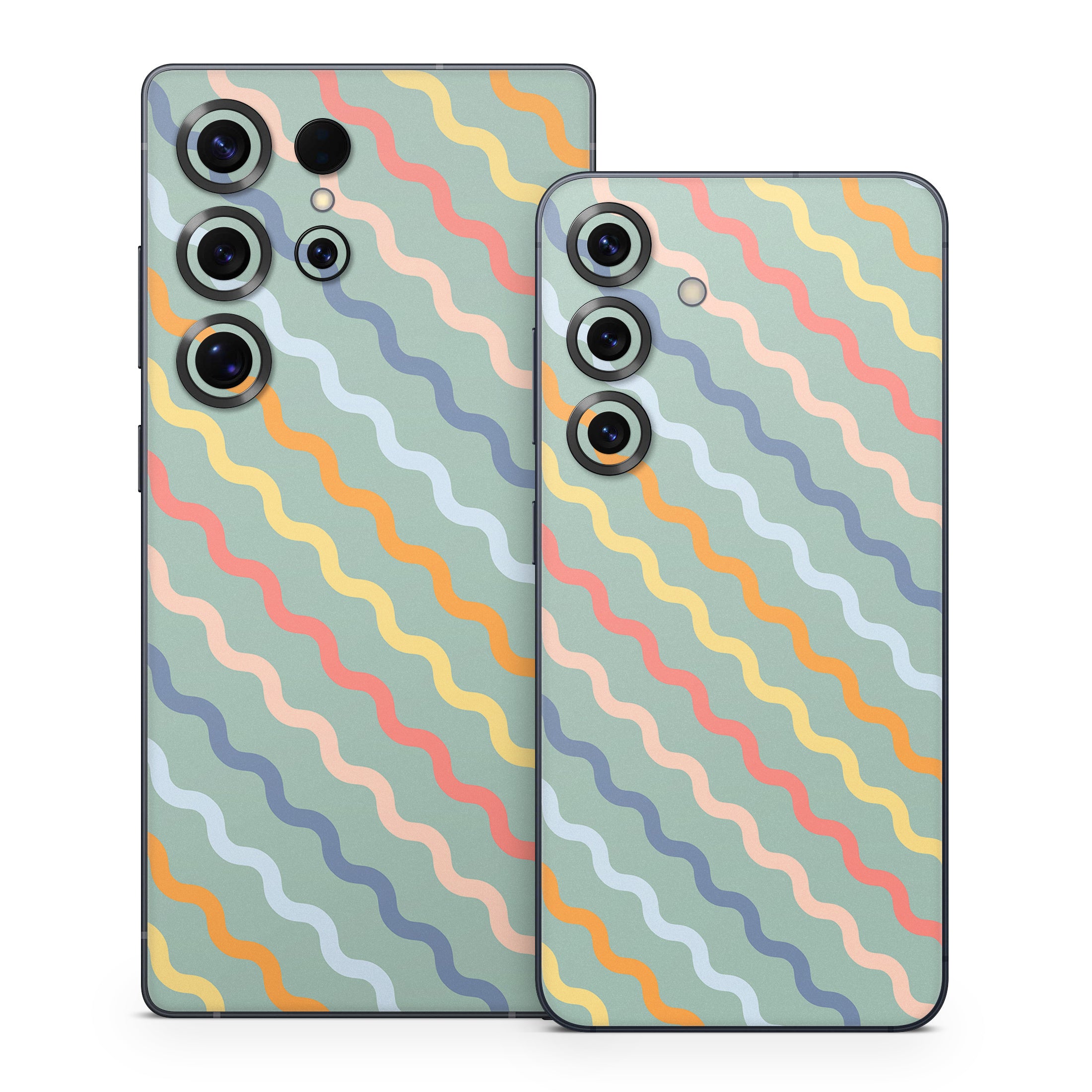 Wavy Diagonal Lines - Samsung Galaxy S25 Skin
