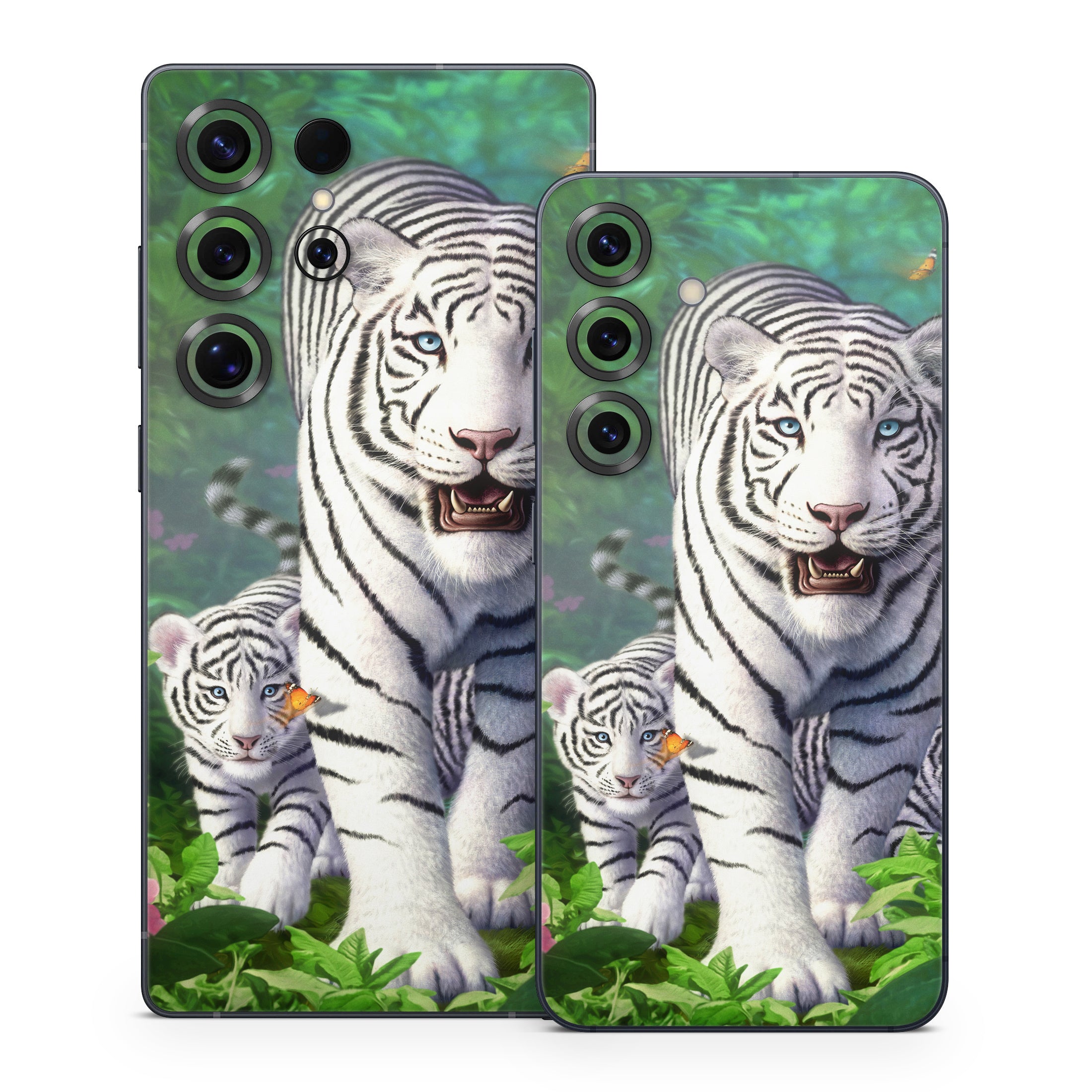 White Tigers - Samsung Galaxy S25 Skin