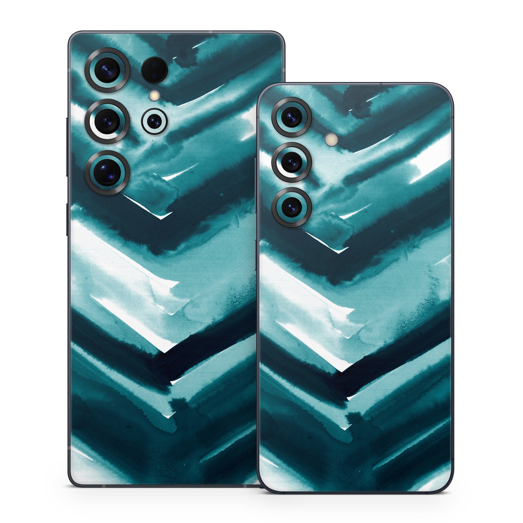 Watercolor Chevron - Samsung Galaxy S25 Skin