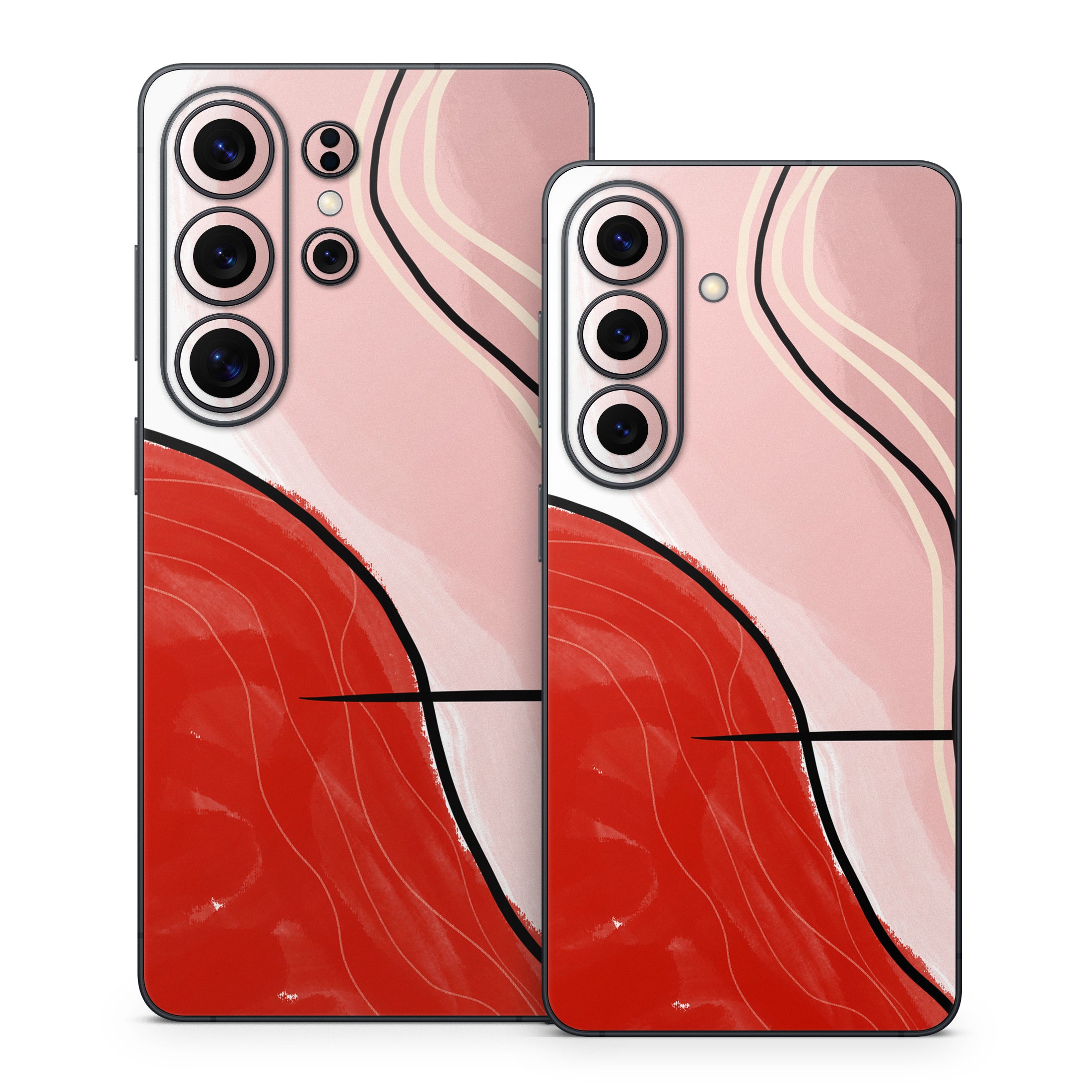 Abstract Red - Samsung Galaxy S26 Skin