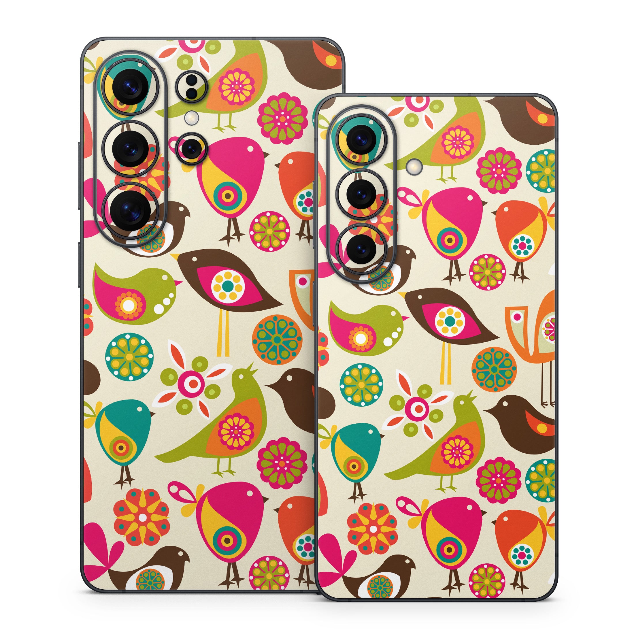 Bird Flowers - Samsung Galaxy S26 Skin