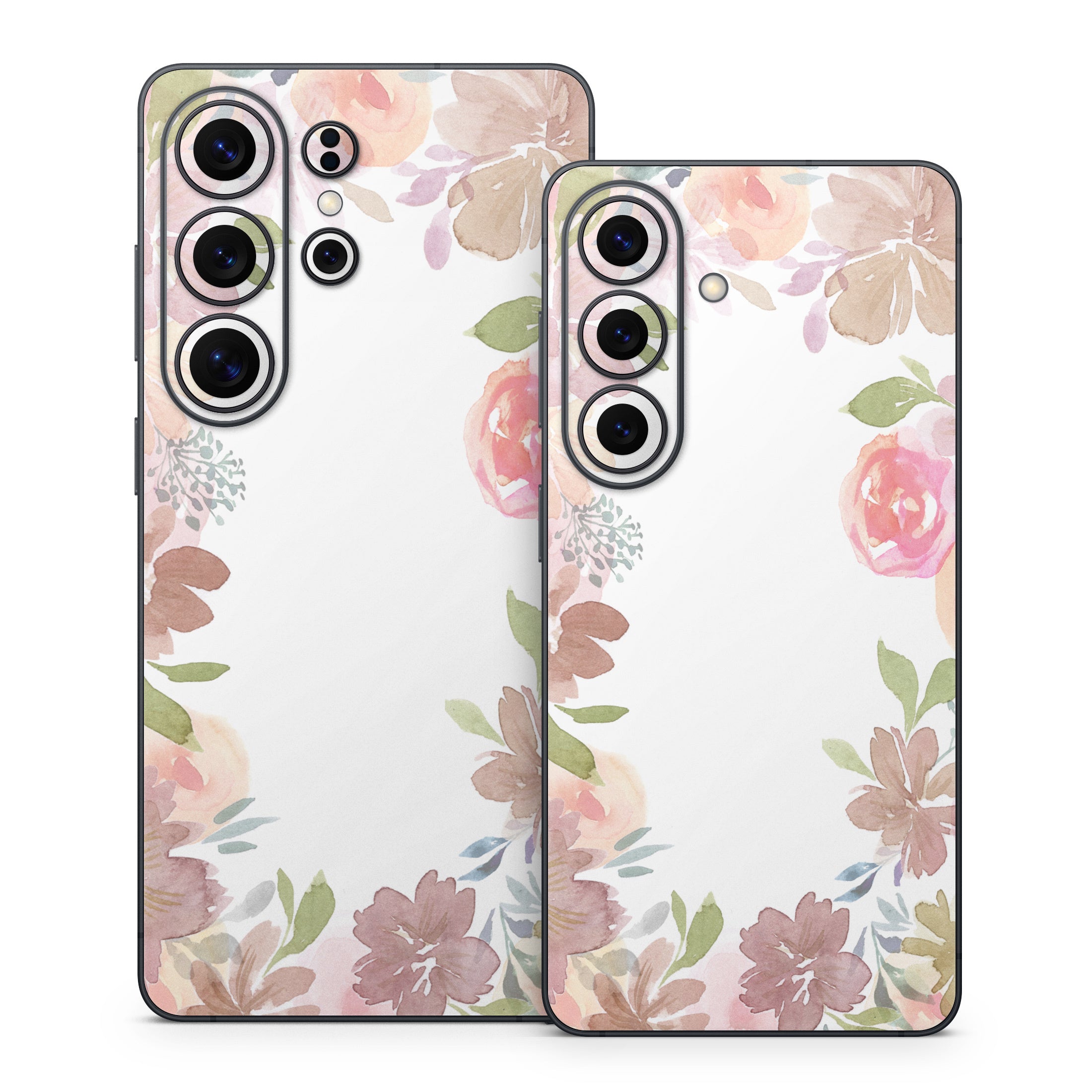 Blush Flower Frame - Samsung Galaxy S26 Skin