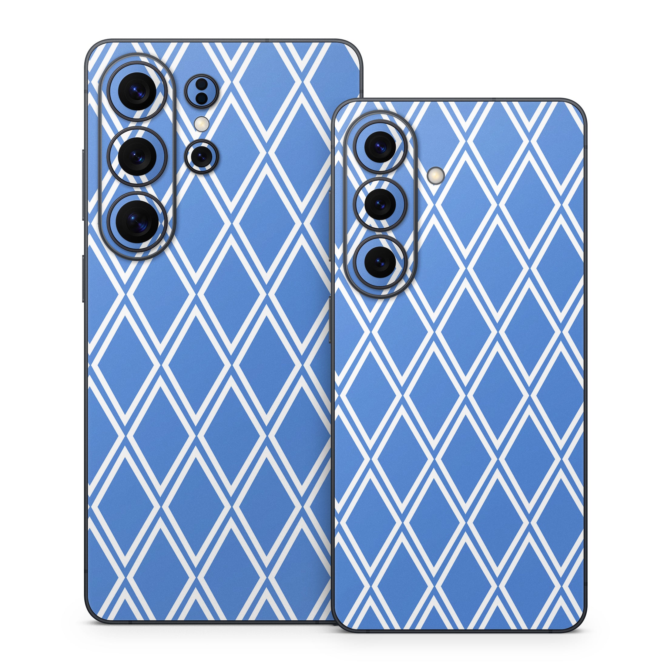 Blue Checks - Samsung Galaxy S26 Skin