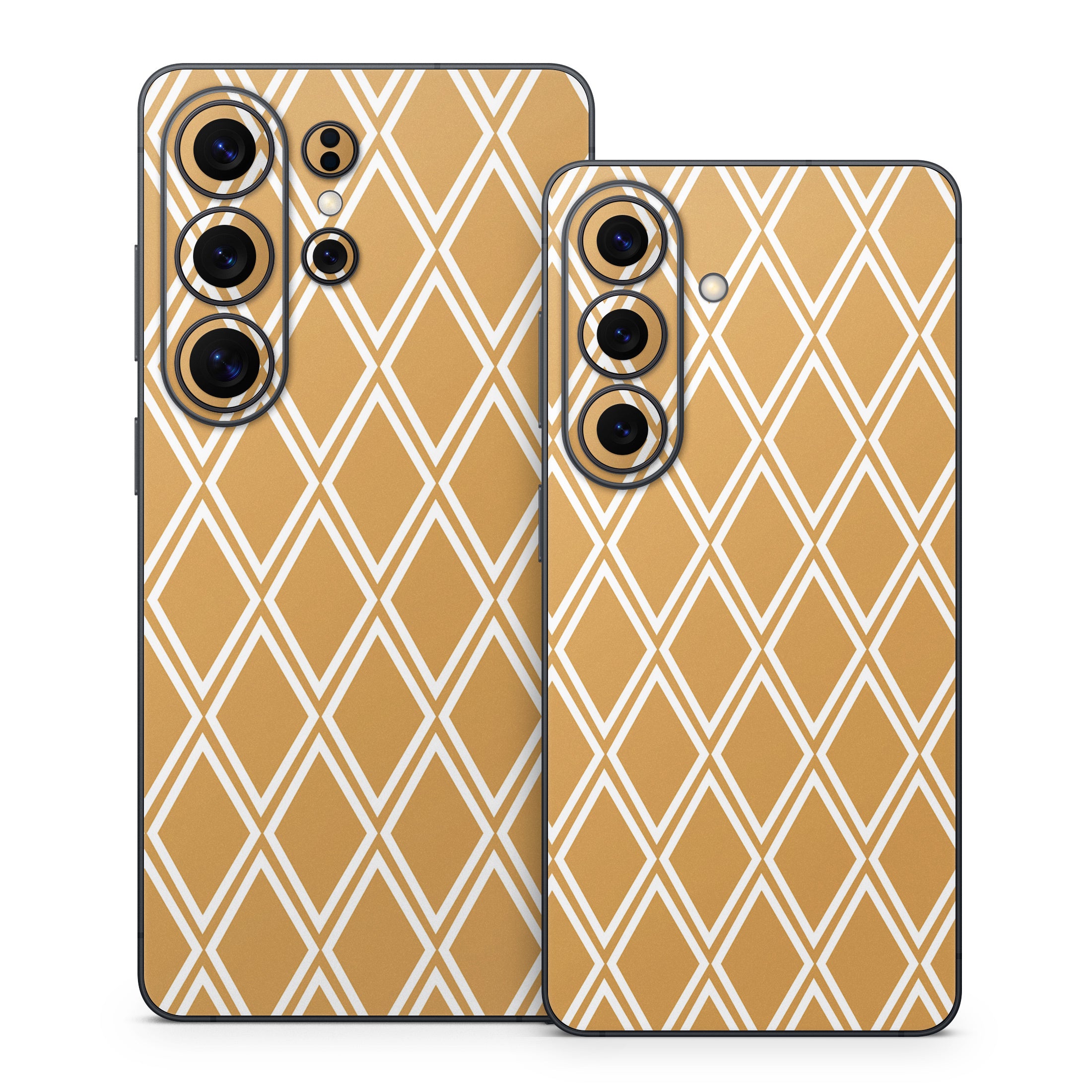 Orange Checks - Samsung Galaxy S26 Skin
