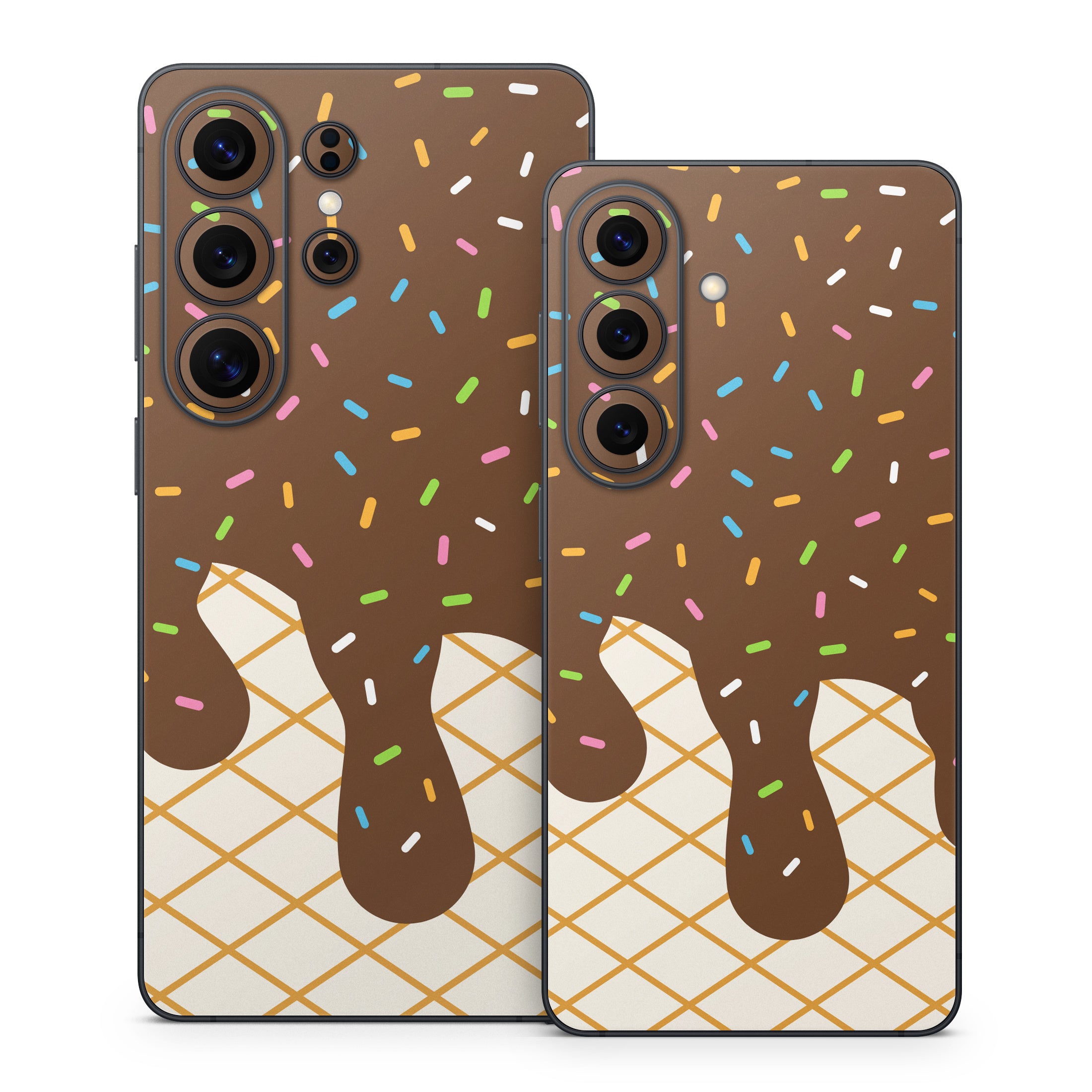 Chocolate Ice Cream Drip - Samsung Galaxy S26 Skin