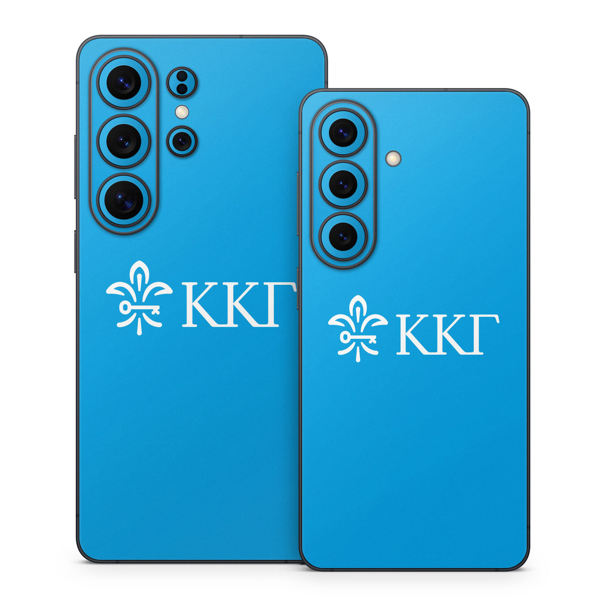 Kappa Kappa Gamma Letterkey Horizontal Gamma Blue - Samsung Galaxy S26 Skin