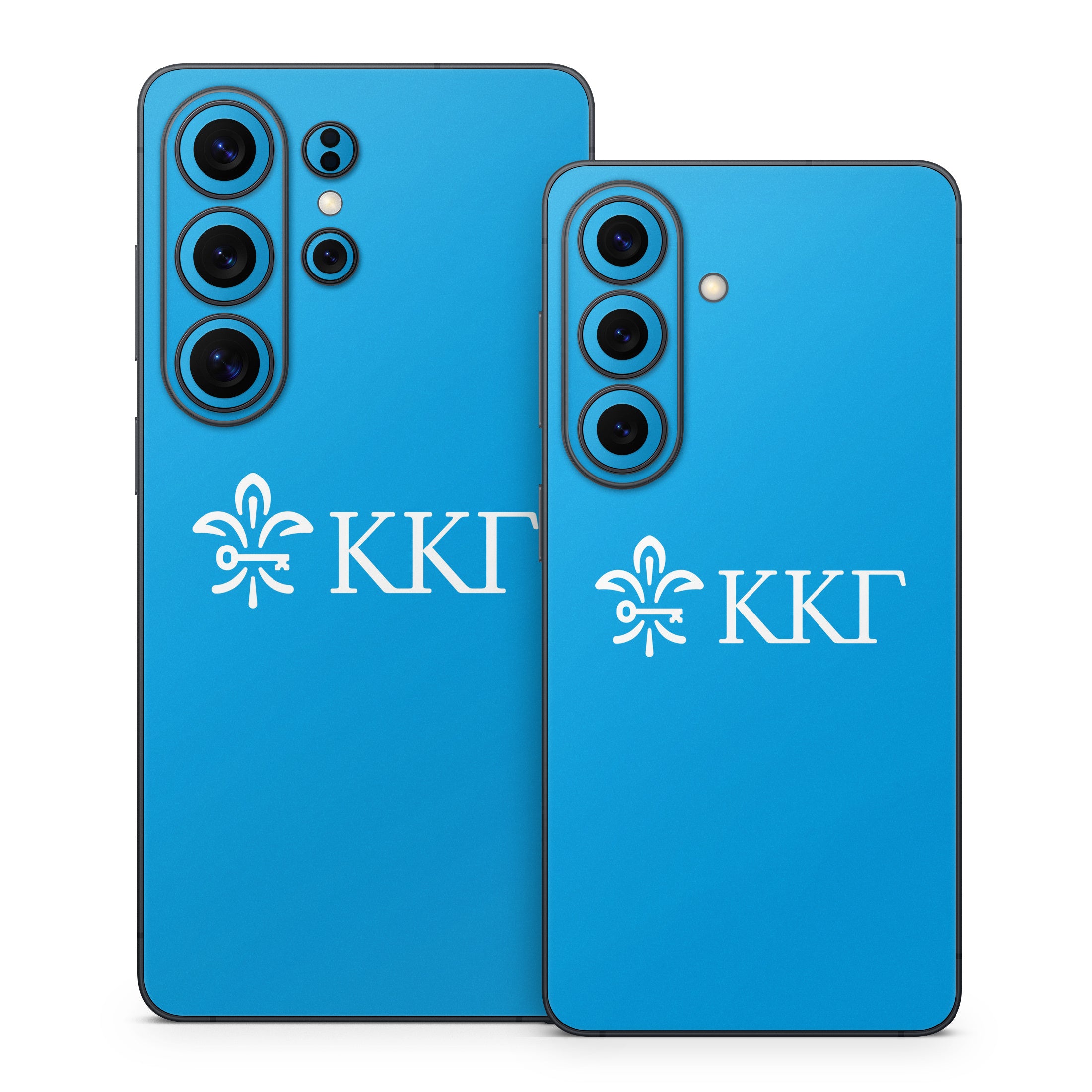 Kappa Kappa Gamma Letterkey Horizontal Gamma Blue - Samsung Galaxy S26 Skin