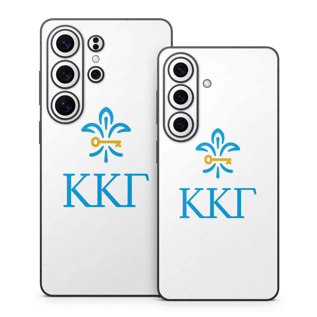 Kappa Kappa Gamma Letterkey Vertical White - Samsung Galaxy S26 Skin