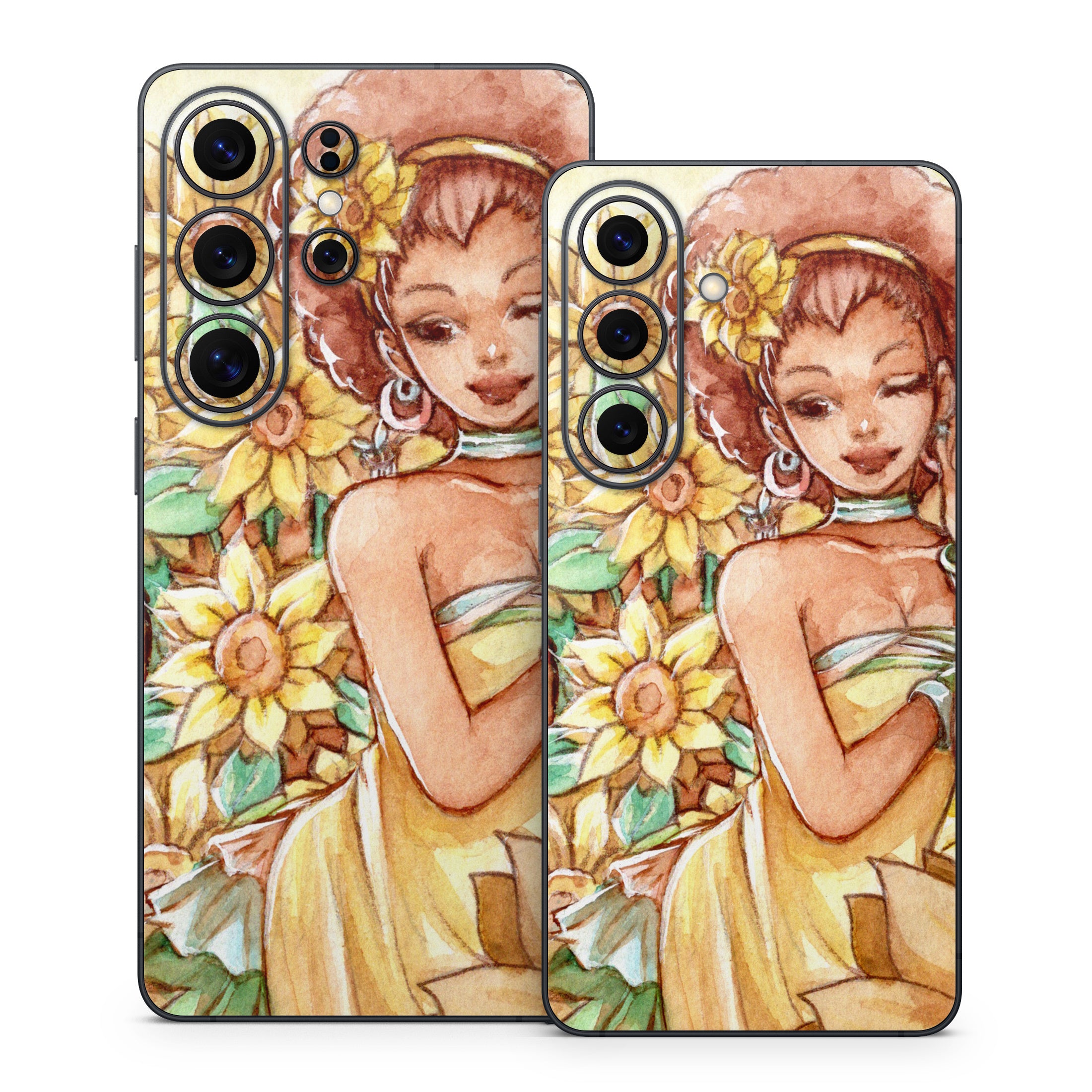 Lady Sunflower - Samsung Galaxy S26 Skin