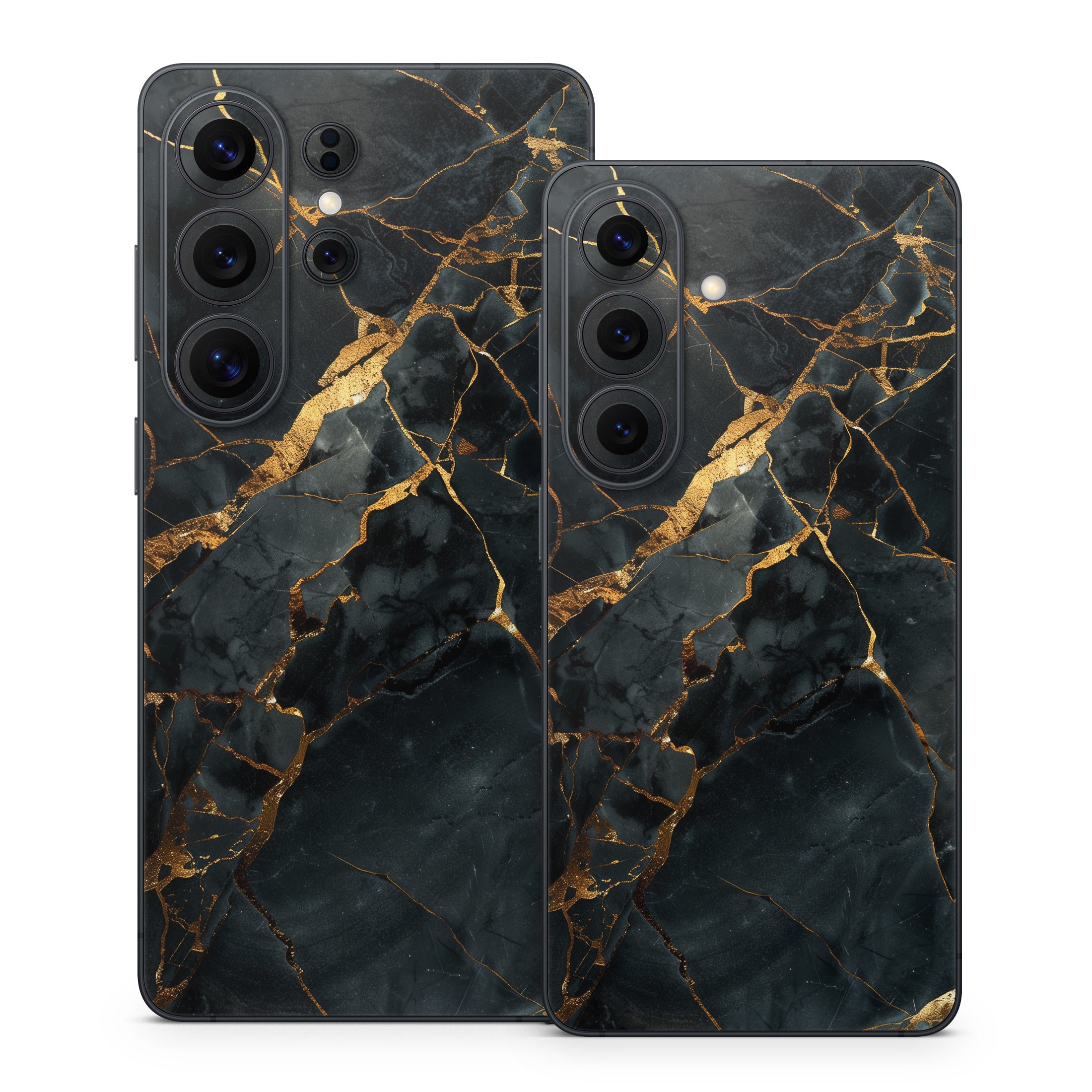 Repaired Black Marble - Samsung Galaxy S26 Skin