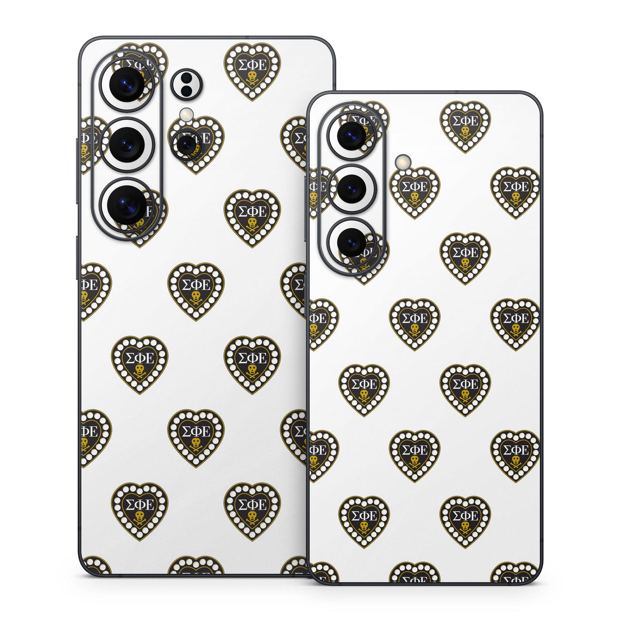 Sigma Phi Epsilon Badge Pattern White - Samsung Galaxy S26 Skin