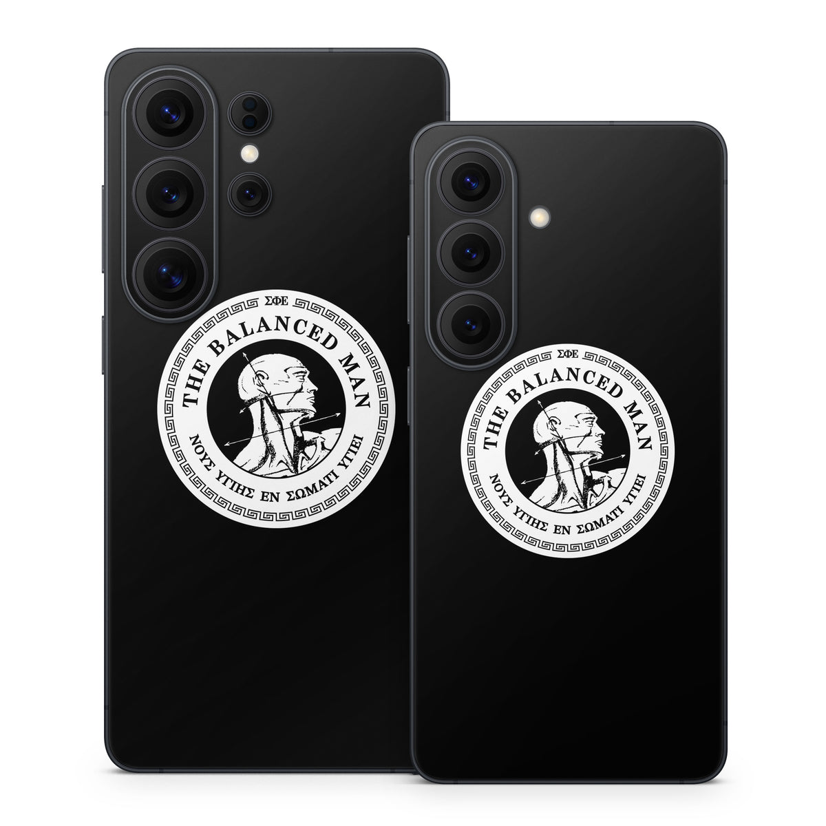 Sigma Phi Epsilon Balanced Man Black - Samsung Galaxy S26 Skin